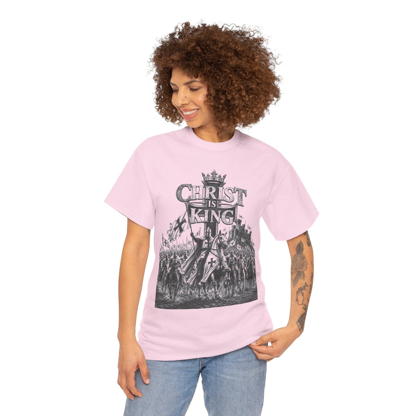 Christ Is King T-Shirt — Vintage Christian Faith Tee - Image 127