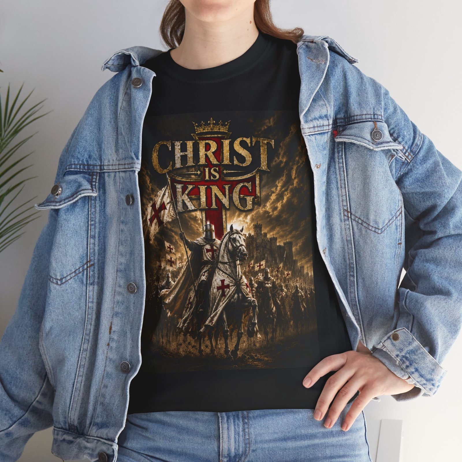 Christ Is King T‑Shirt — Christian Faith Battle Graphic Tee - Image 7