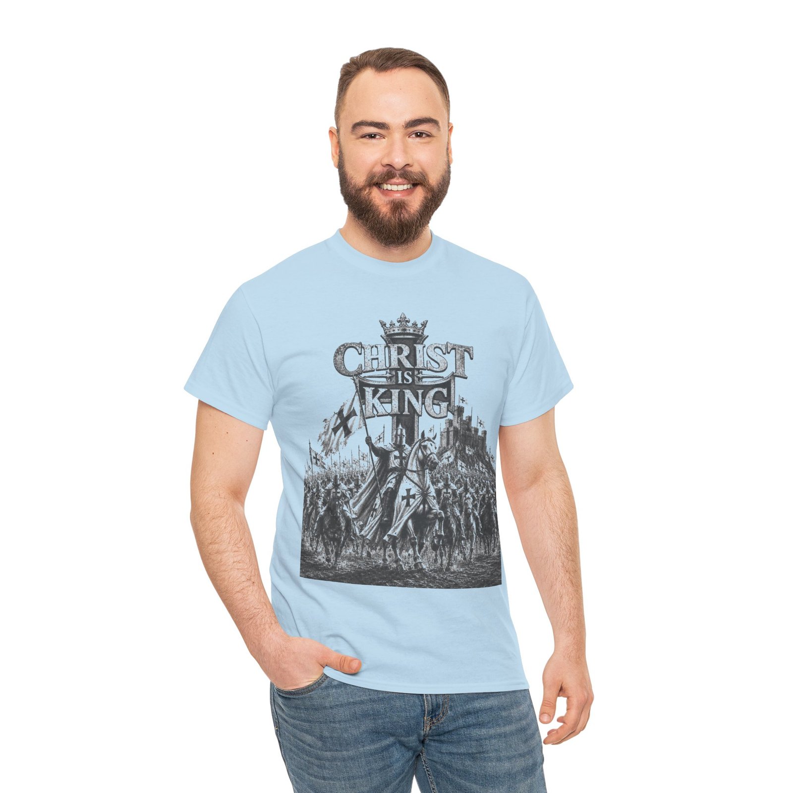 Christ Is King T-Shirt — Vintage Christian Faith Tee - Image 112