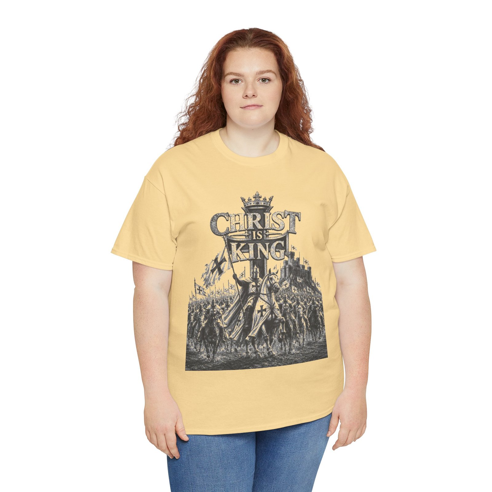 Christ Is King T-Shirt — Vintage Christian Faith Tee - Image 52