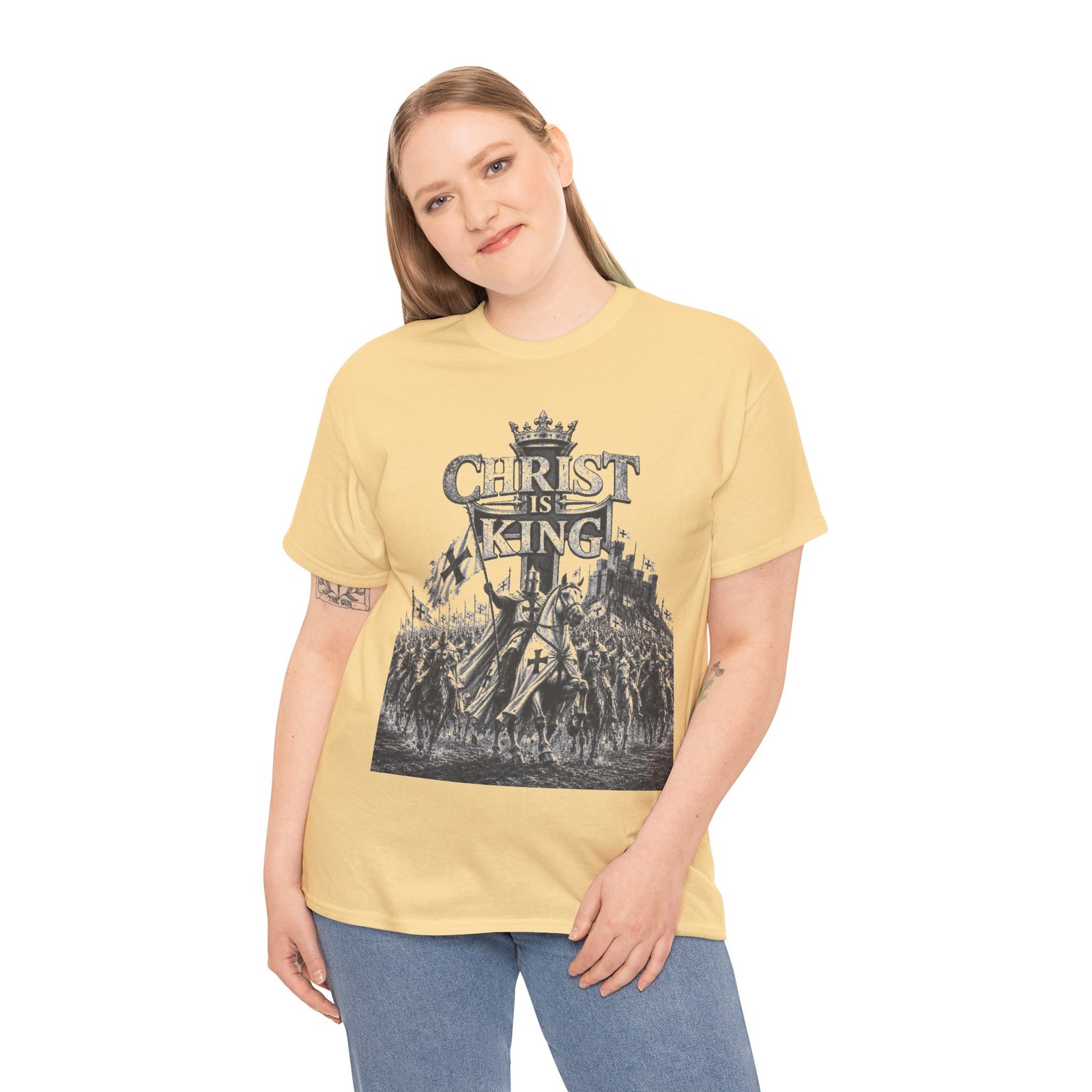 Christ Is King T-Shirt — Vintage Christian Faith Tee - Image 43