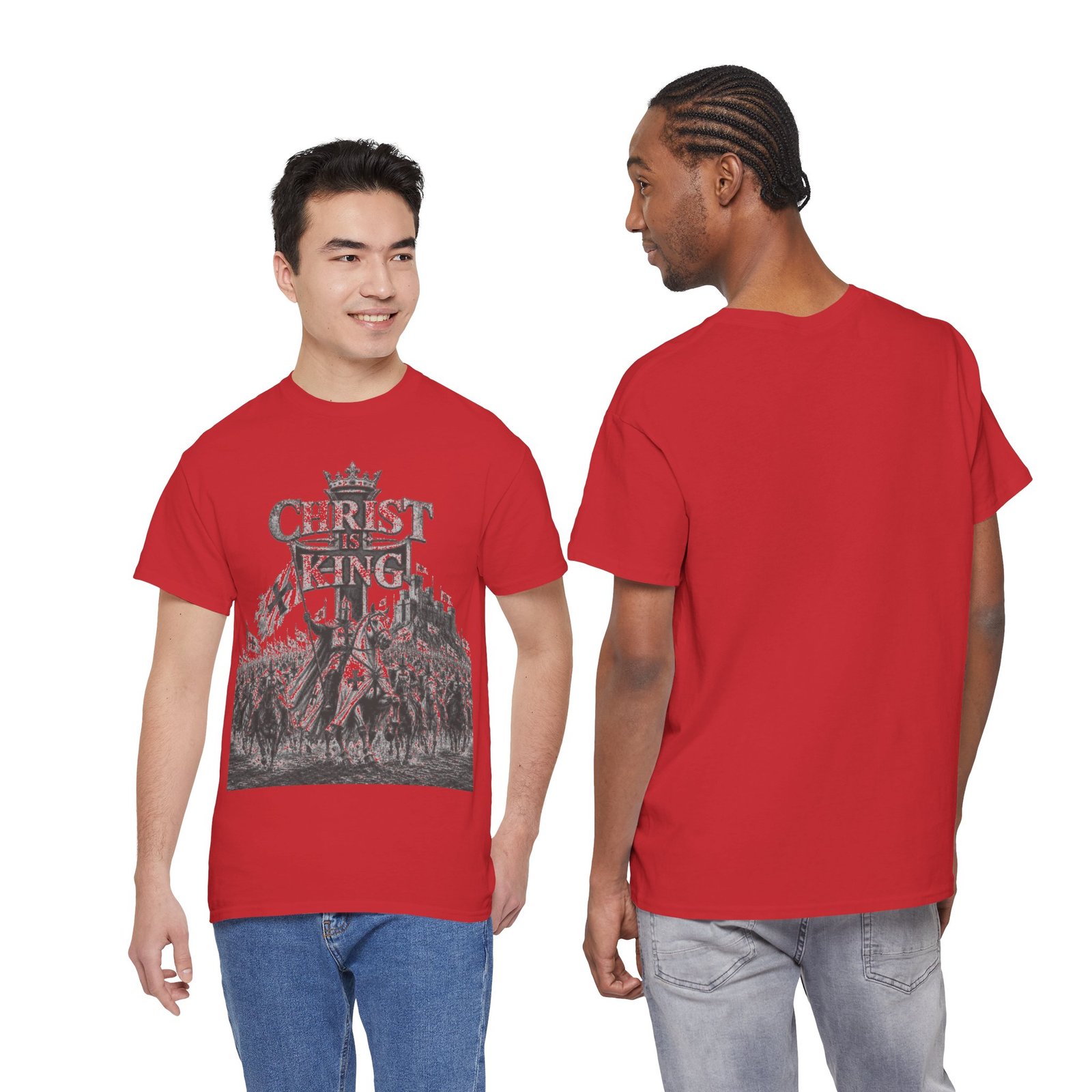 Christ Is King T-Shirt — Vintage Christian Faith Tee - Image 151