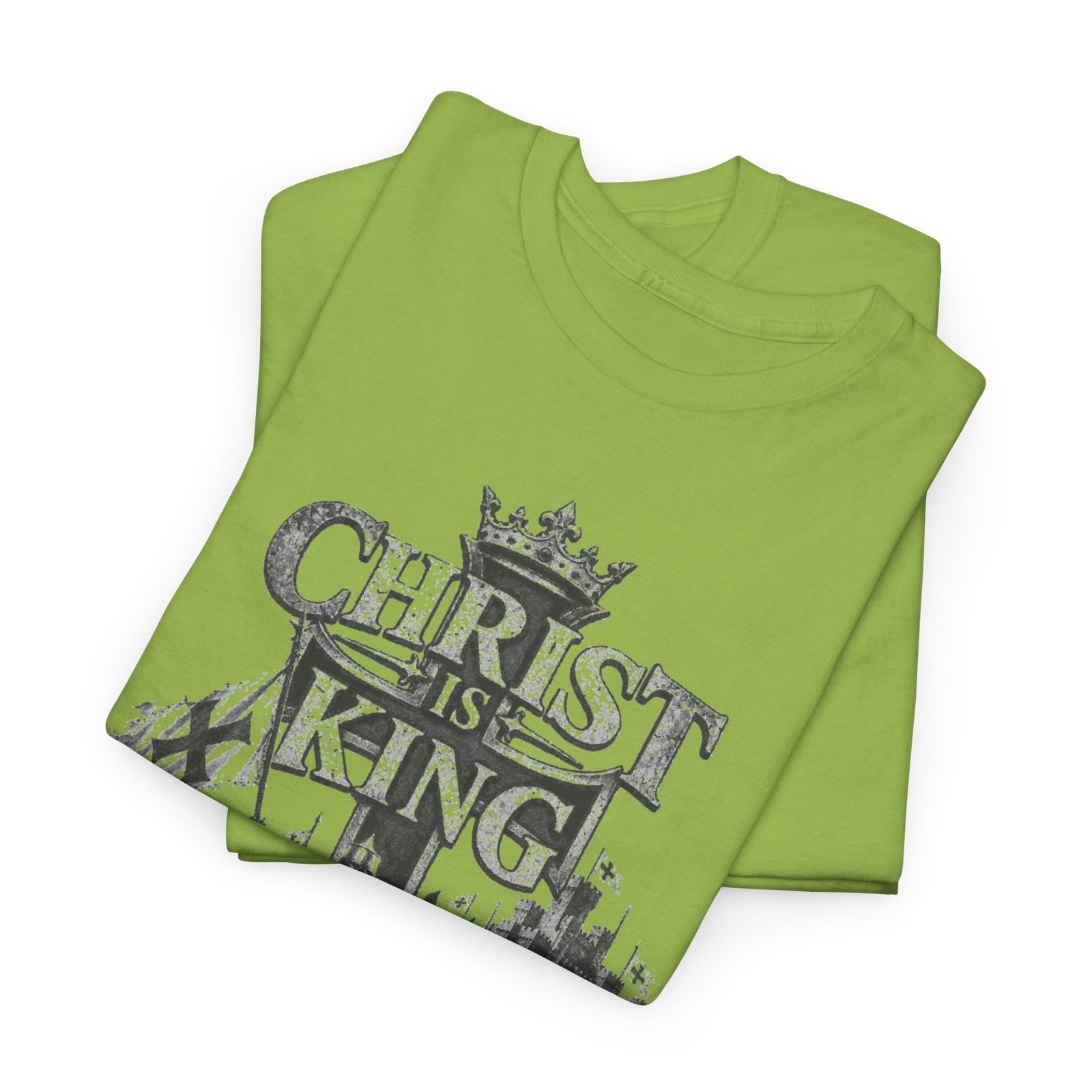 Christ Is King T-Shirt — Vintage Christian Faith Tee - Image 89