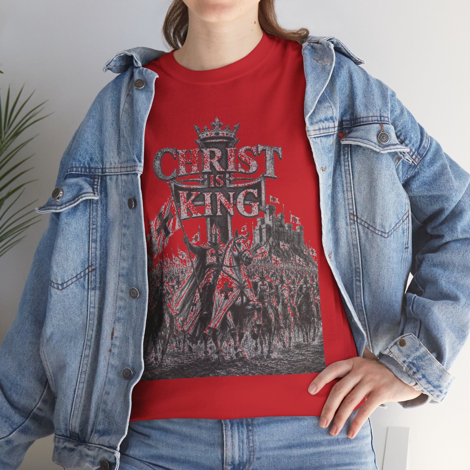 Christ Is King T-Shirt — Vintage Christian Faith Tee - Image 150