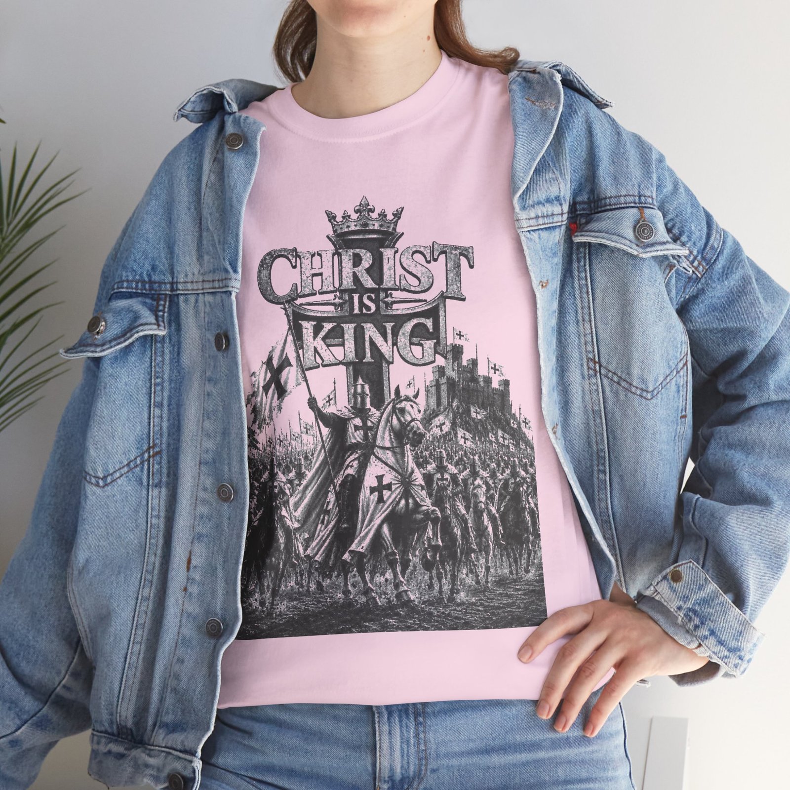 Christ Is King T-Shirt — Vintage Christian Faith Tee - Image 133