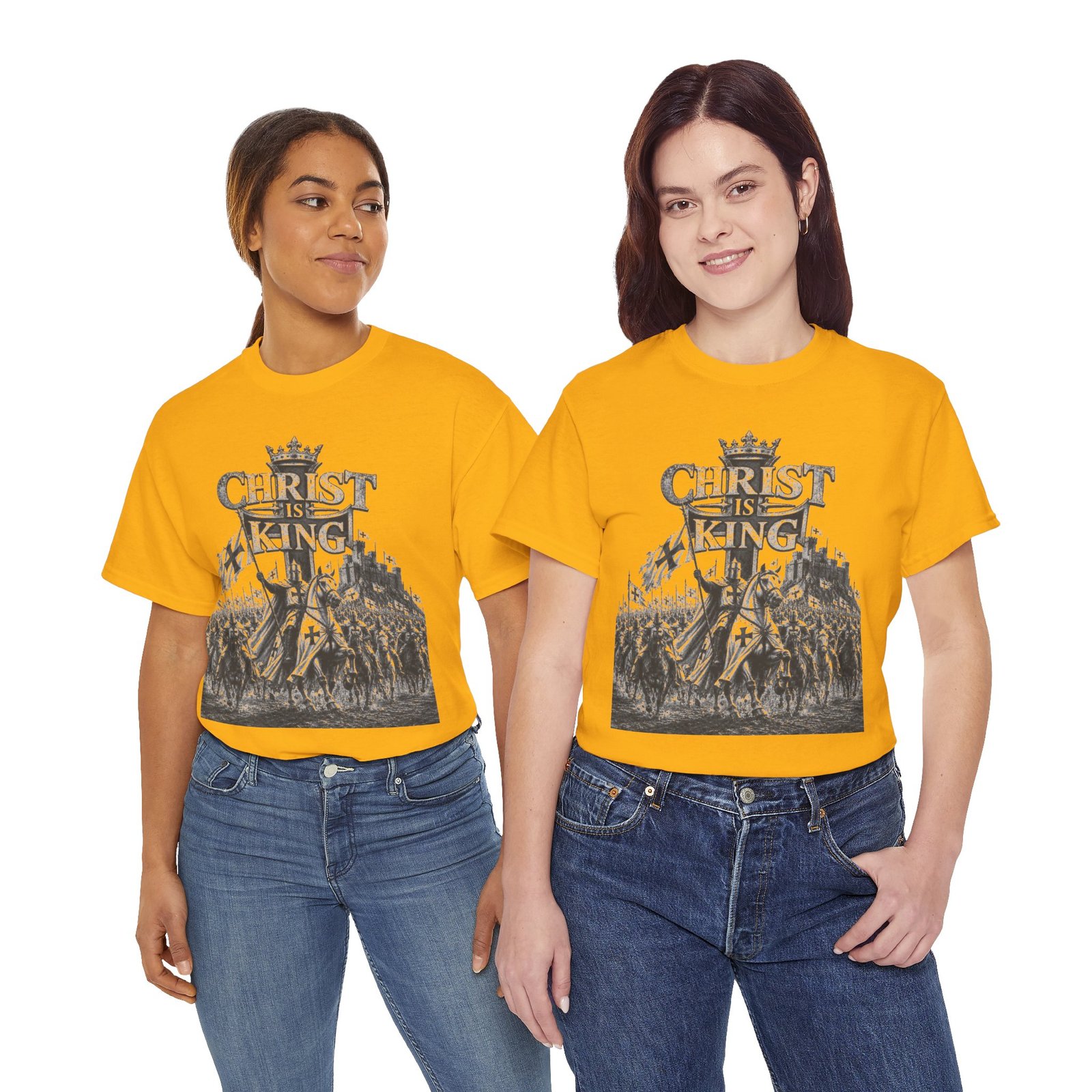 Christ Is King T-Shirt — Vintage Christian Faith Tee - Image 84