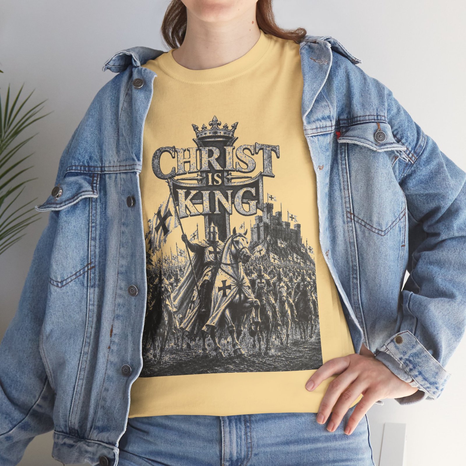 Christ Is King T-Shirt — Vintage Christian Faith Tee - Image 48