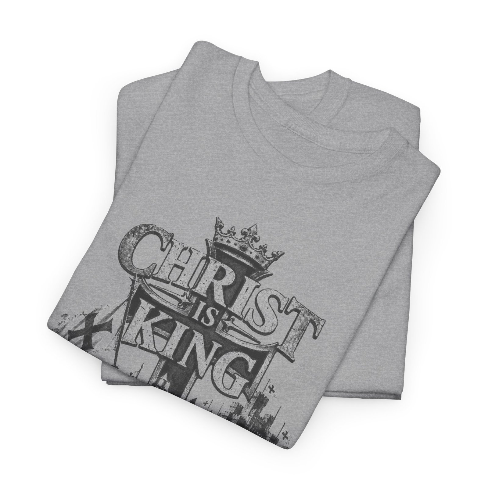 Christ Is King T-Shirt — Vintage Christian Faith Tee - Image 55