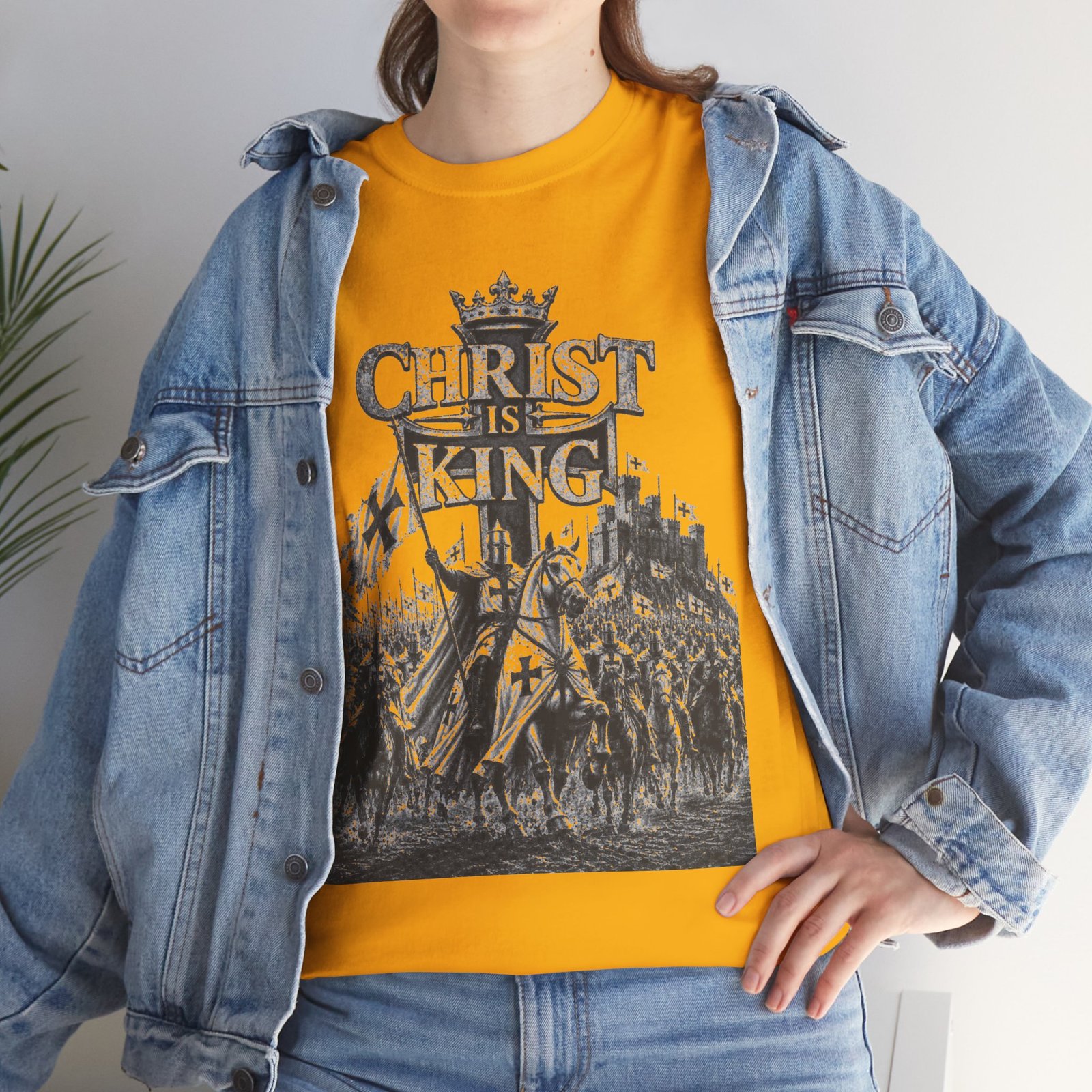 Christ Is King T-Shirt — Vintage Christian Faith Tee - Image 82