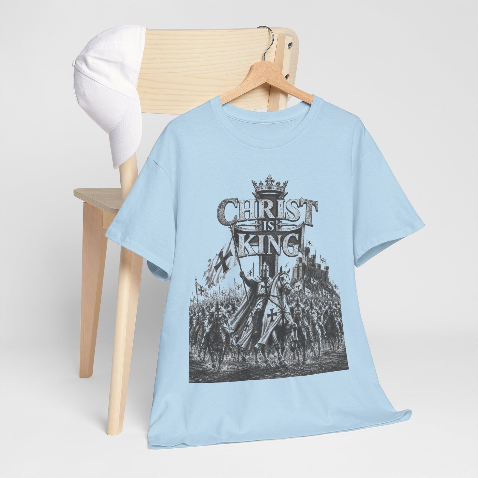 Christ Is King T-Shirt — Vintage Christian Faith Tee - Image 109