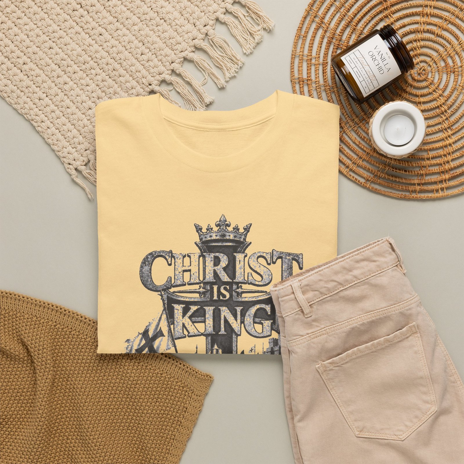 Christ Is King T-Shirt — Vintage Christian Faith Tee - Image 39