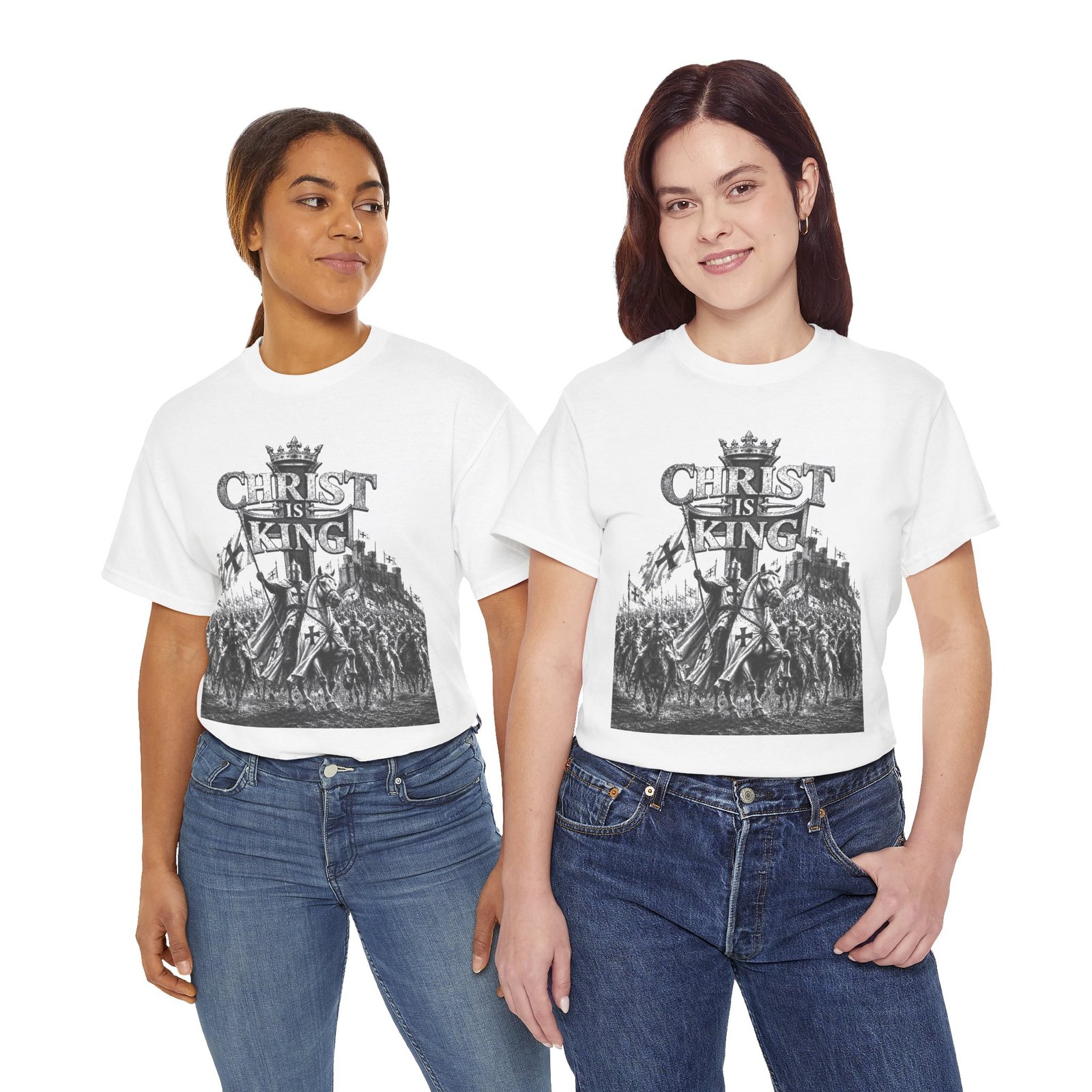 Christ Is King T-Shirt — Vintage Christian Faith Tee - Image 15