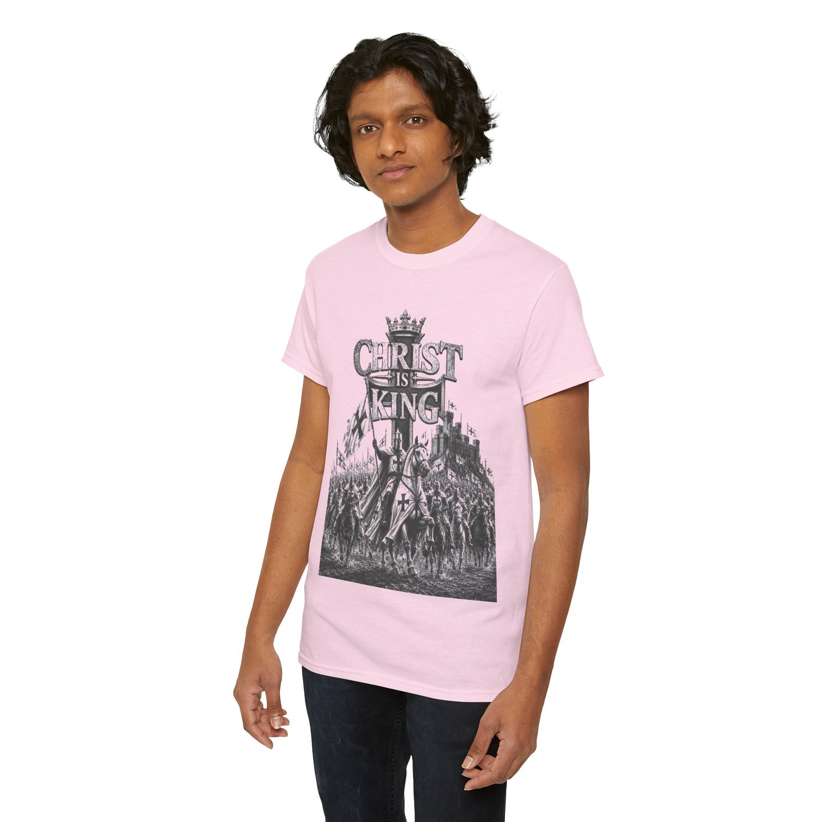 Christ Is King T-Shirt — Vintage Christian Faith Tee - Image 131