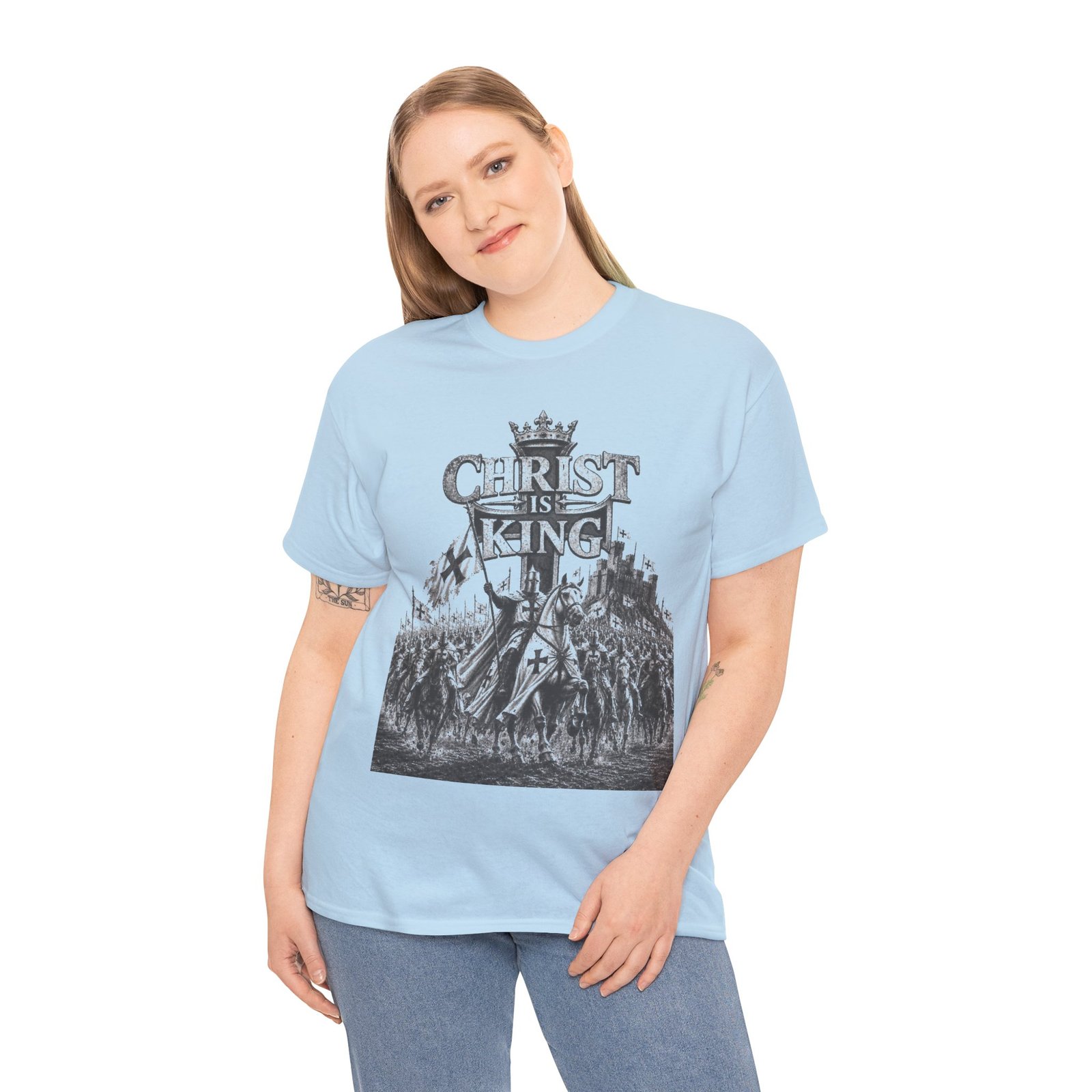 Christ Is King T-Shirt — Vintage Christian Faith Tee - Image 111