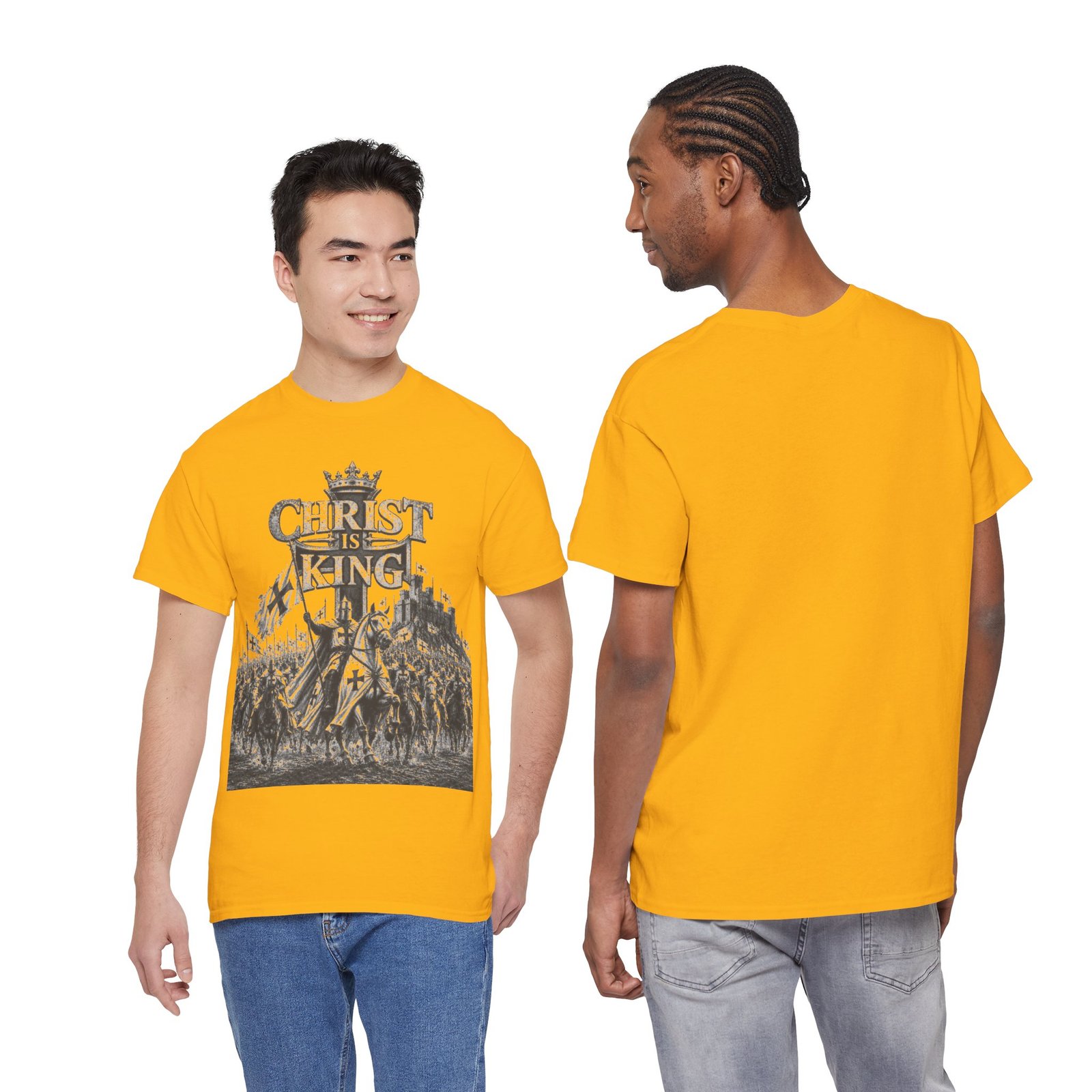 Christ Is King T-Shirt — Vintage Christian Faith Tee - Image 83