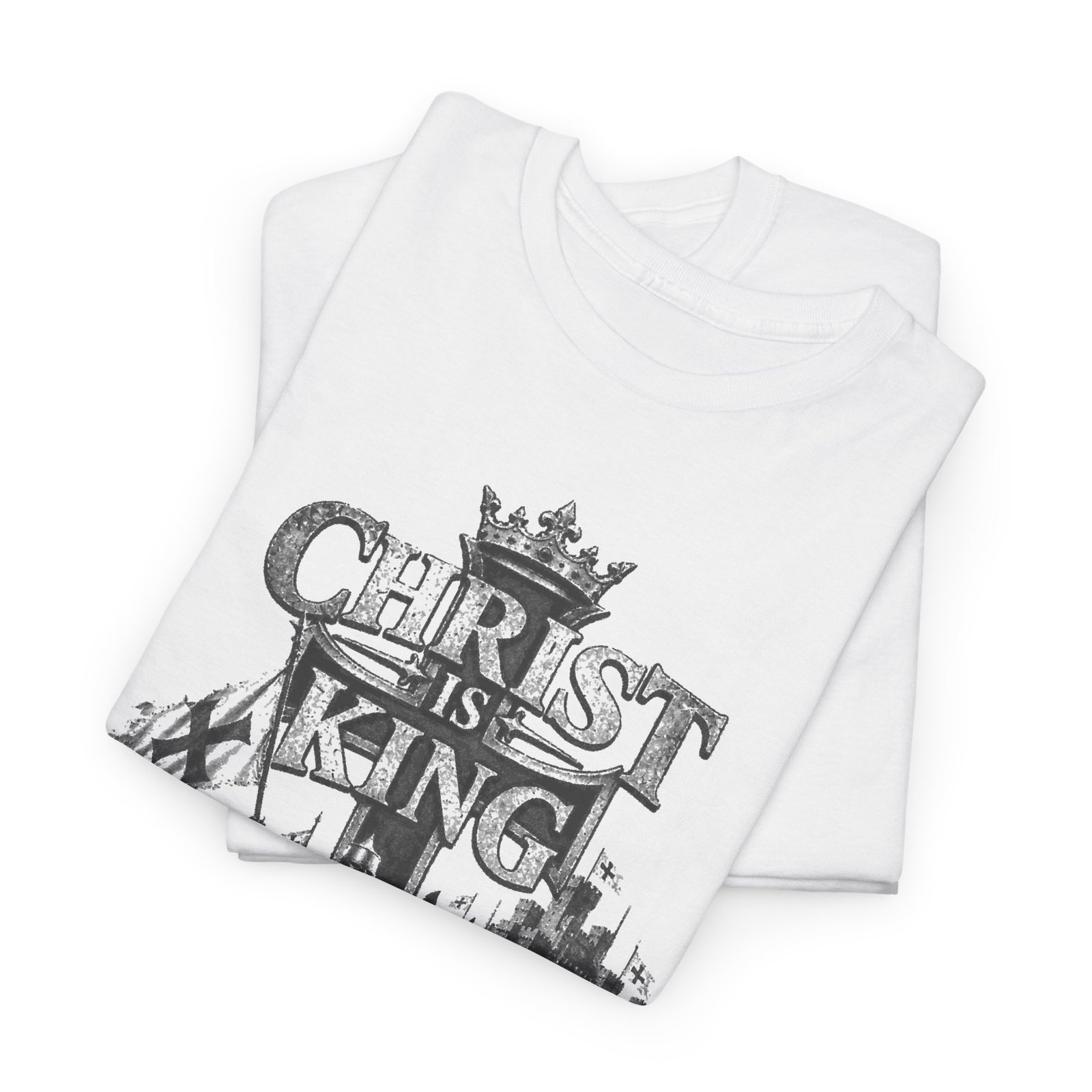 Christ Is King T-Shirt — Vintage Christian Faith Tee - Image 4