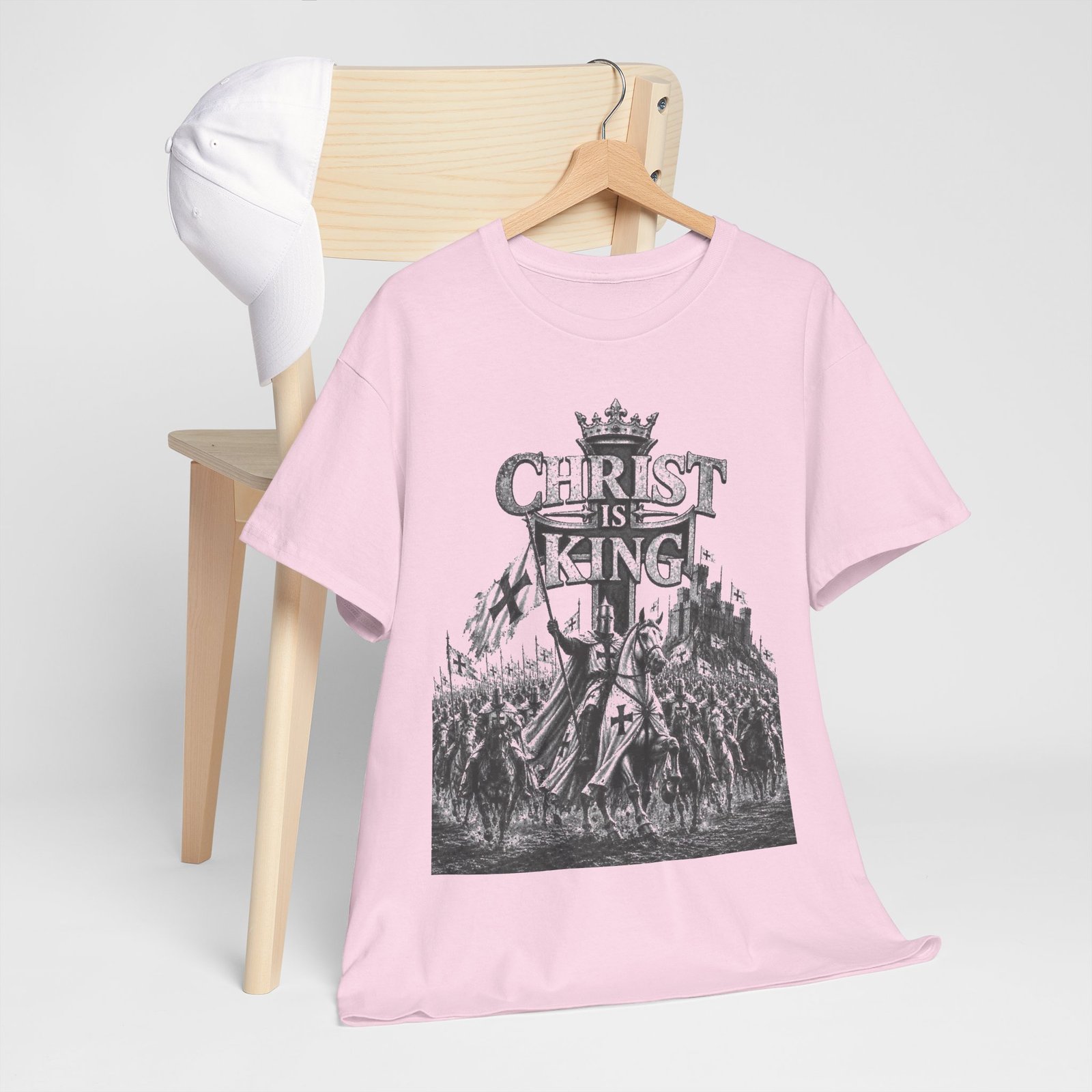 Christ Is King T-Shirt — Vintage Christian Faith Tee - Image 126