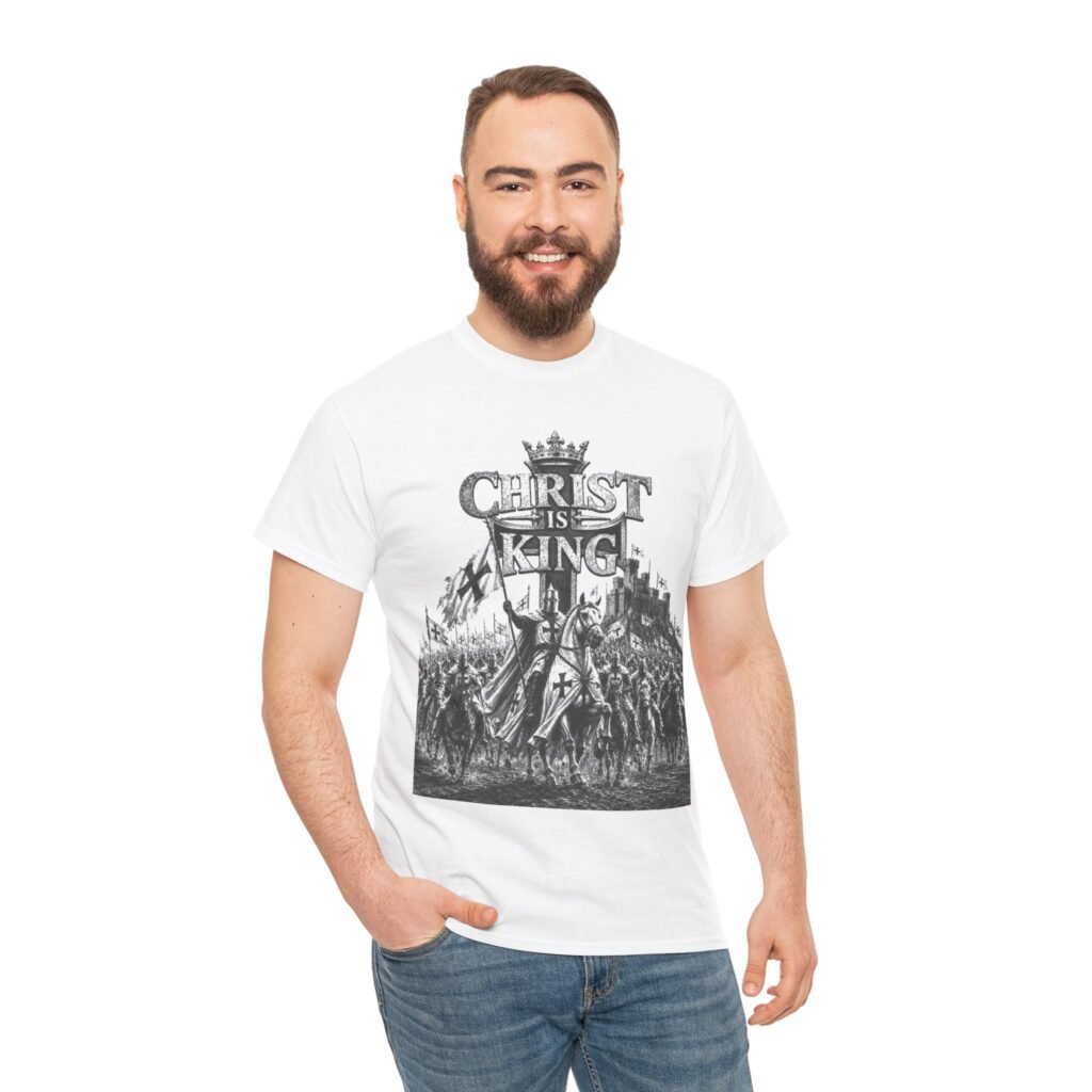 Christ Is King T-Shirt — Vintage Christian Faith Tee