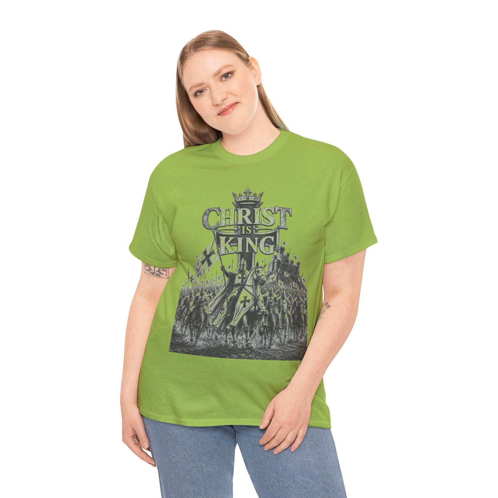 Christ Is King T-Shirt — Vintage Christian Faith Tee - Image 94