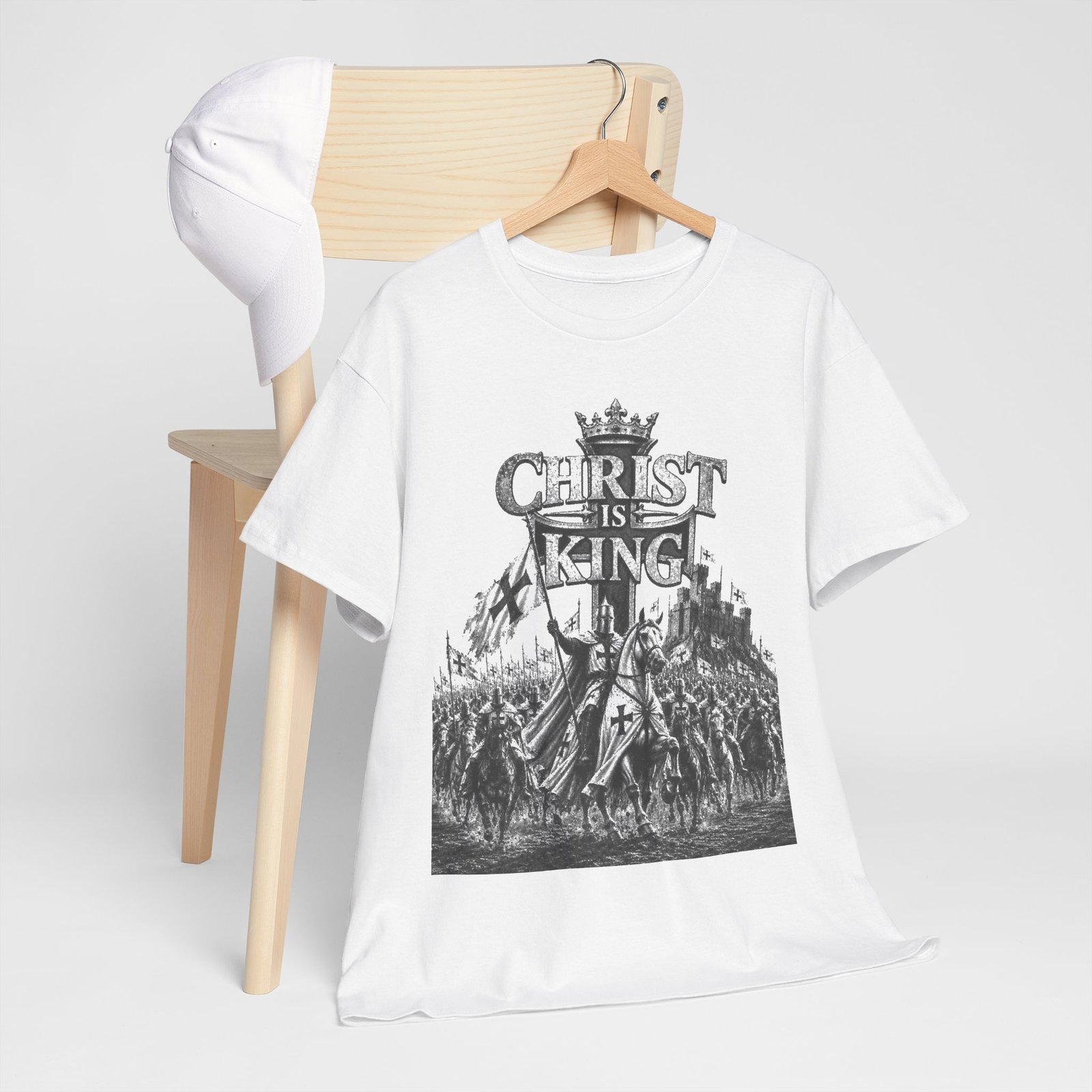 Christ Is King T-Shirt — Vintage Christian Faith Tee - Image 7