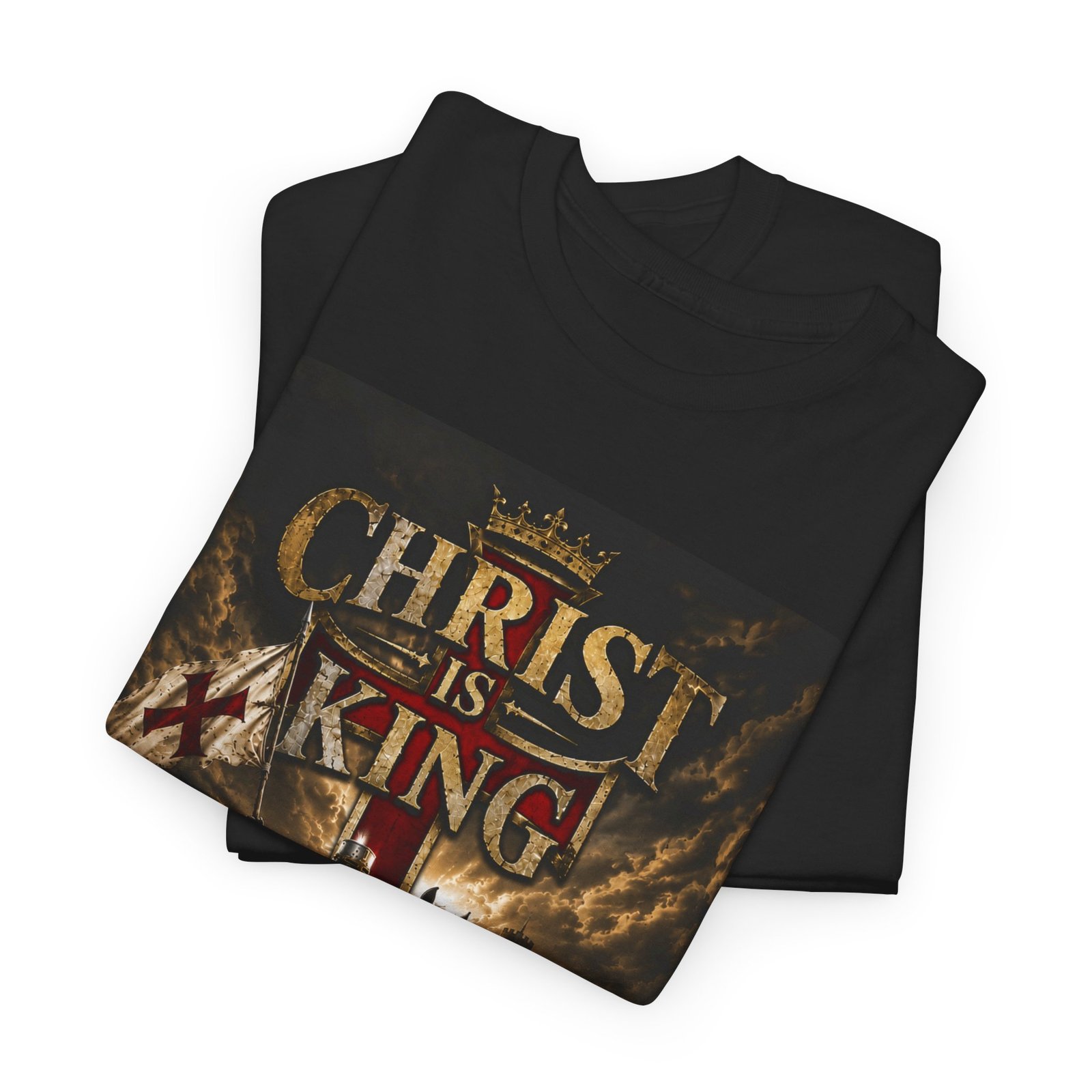 Christ Is King T‑Shirt — Christian Faith Battle Graphic Tee - Image 11