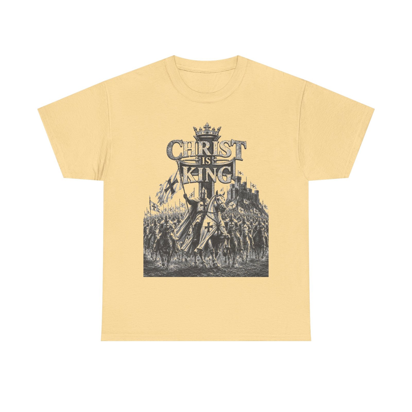 Christ Is King T-Shirt — Vintage Christian Faith Tee - Image 51