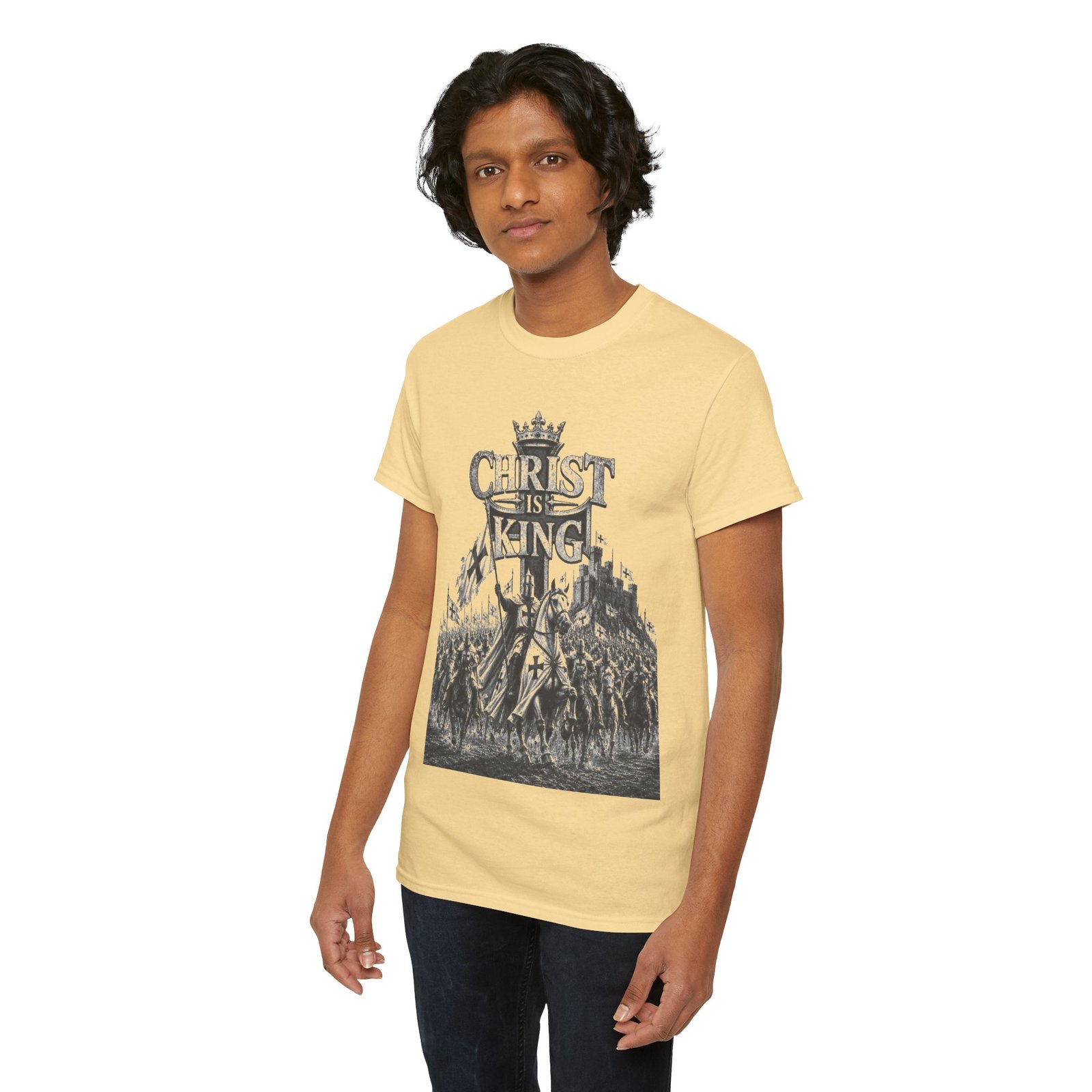 Christ Is King T-Shirt — Vintage Christian Faith Tee - Image 46