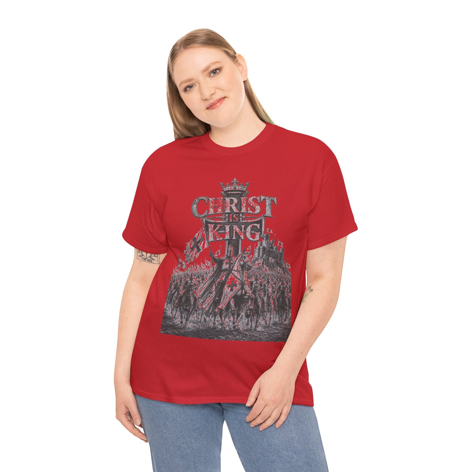 Christ Is King T-Shirt — Vintage Christian Faith Tee - Image 145