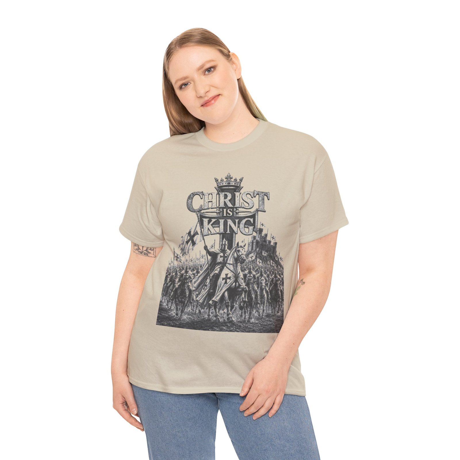 Christ Is King T-Shirt — Vintage Christian Faith Tee - Image 26