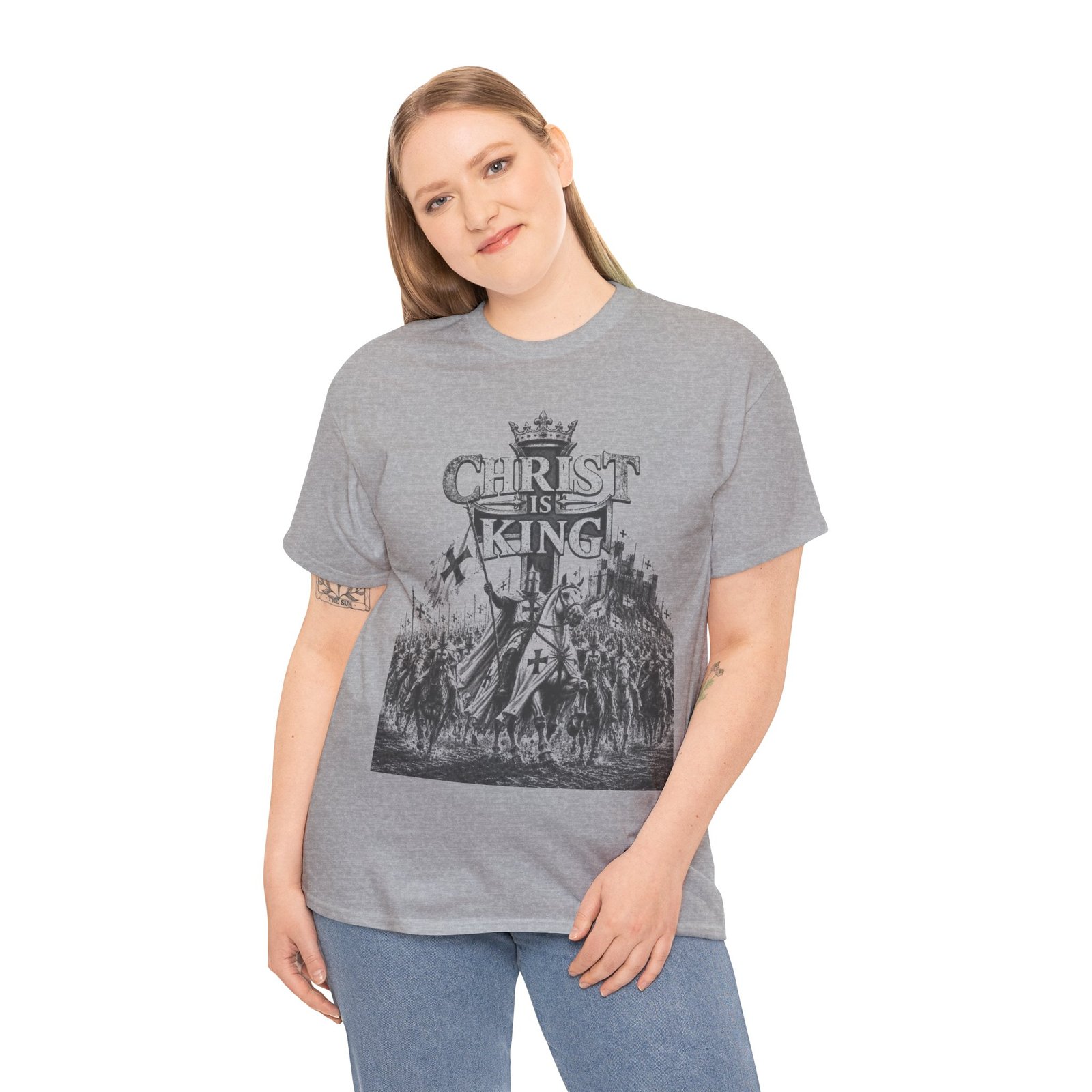 Christ Is King T-Shirt — Vintage Christian Faith Tee - Image 60