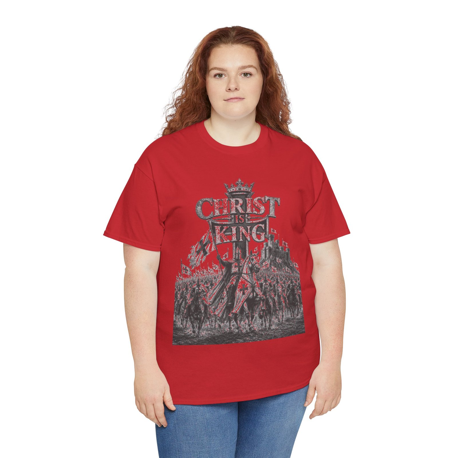 Christ Is King T-Shirt — Vintage Christian Faith Tee - Image 154