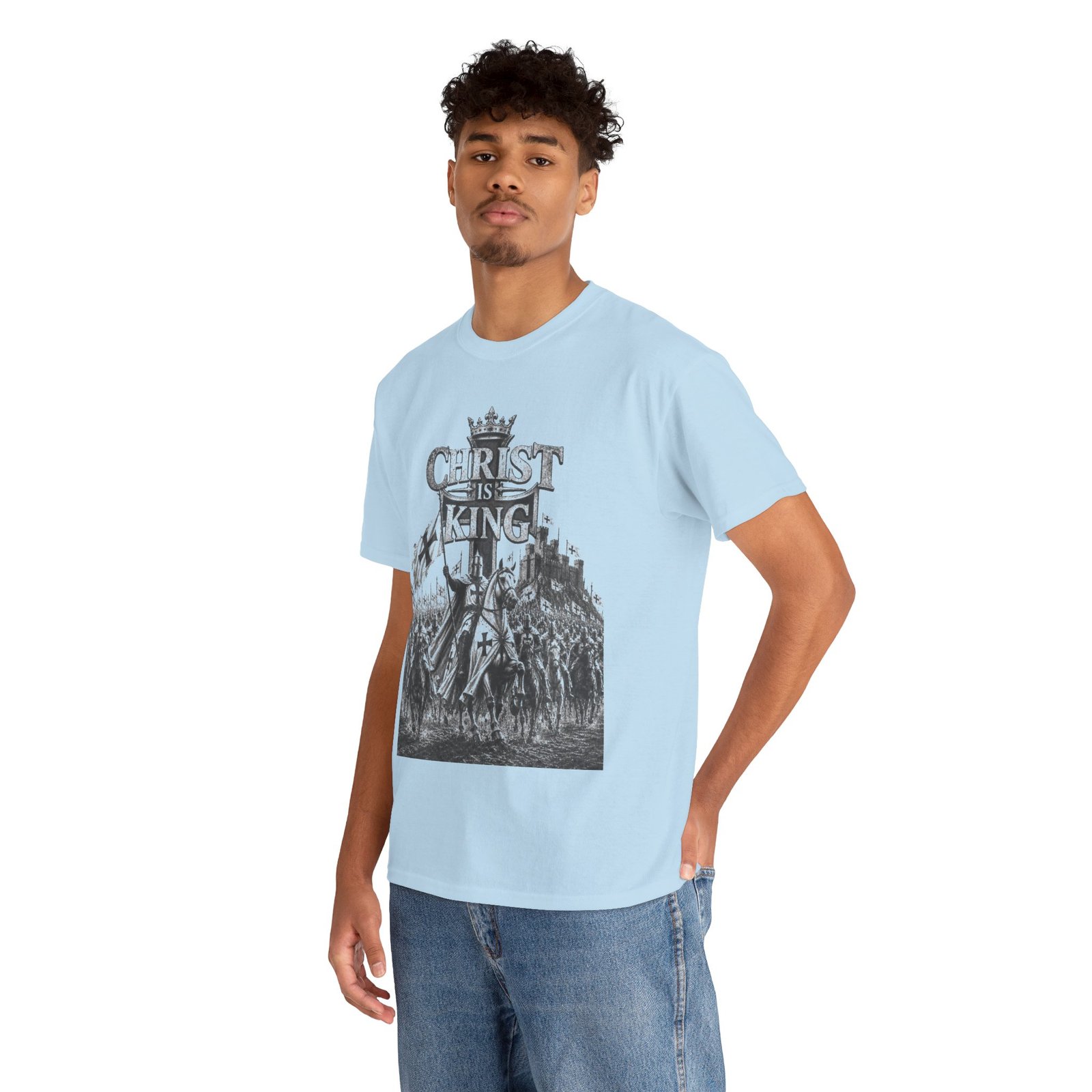 Christ Is King T-Shirt — Vintage Christian Faith Tee - Image 113