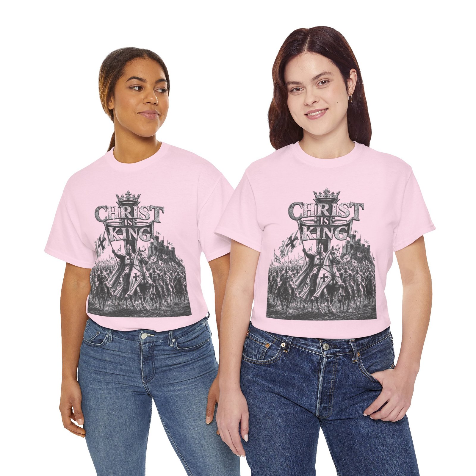 Christ Is King T-Shirt — Vintage Christian Faith Tee - Image 135