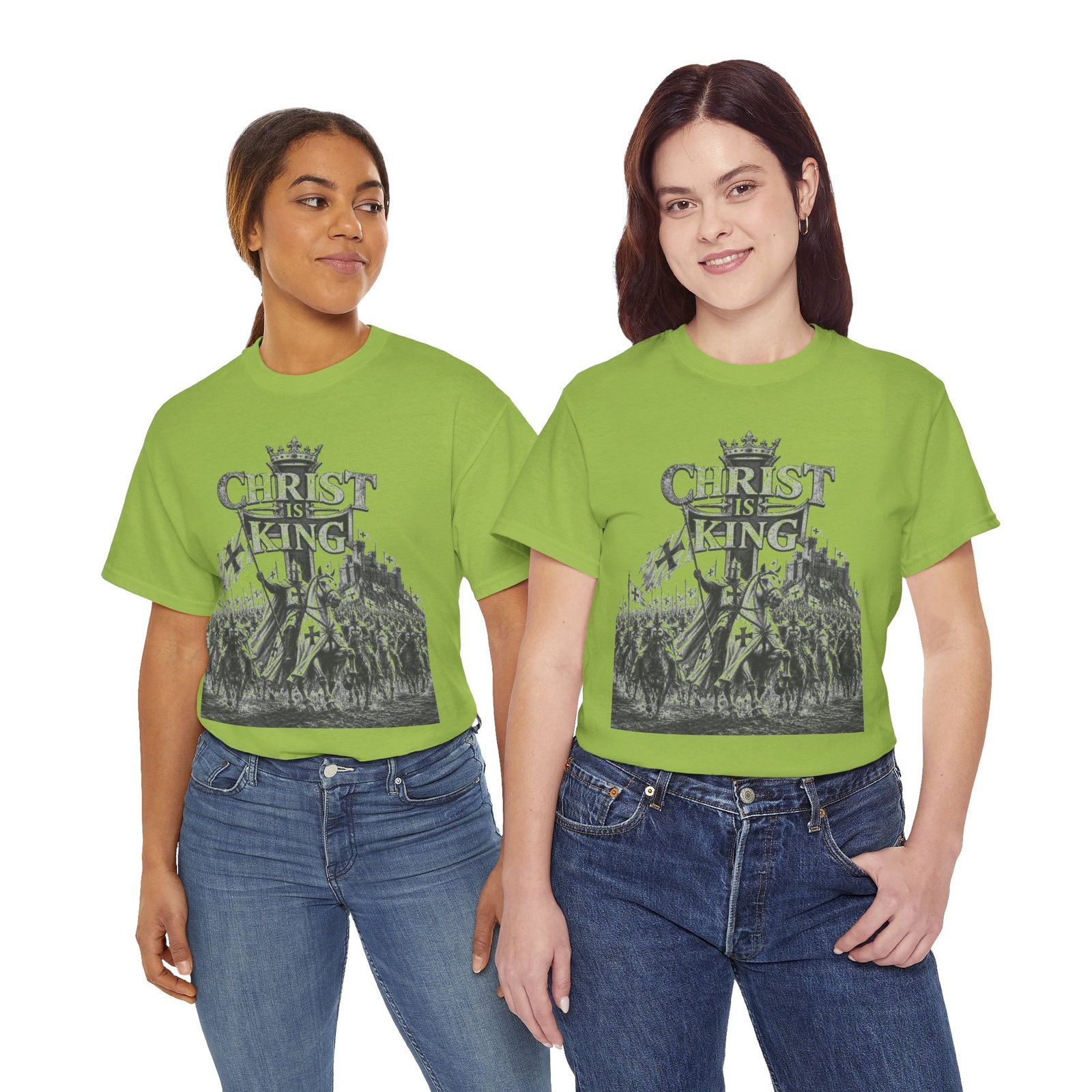 Christ Is King T-Shirt — Vintage Christian Faith Tee - Image 101