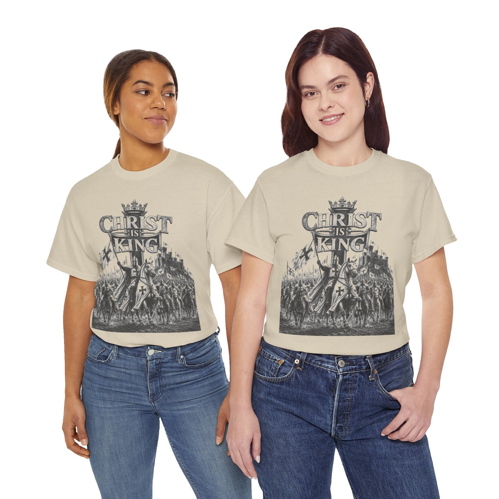 Christ Is King T-Shirt — Vintage Christian Faith Tee - Image 33