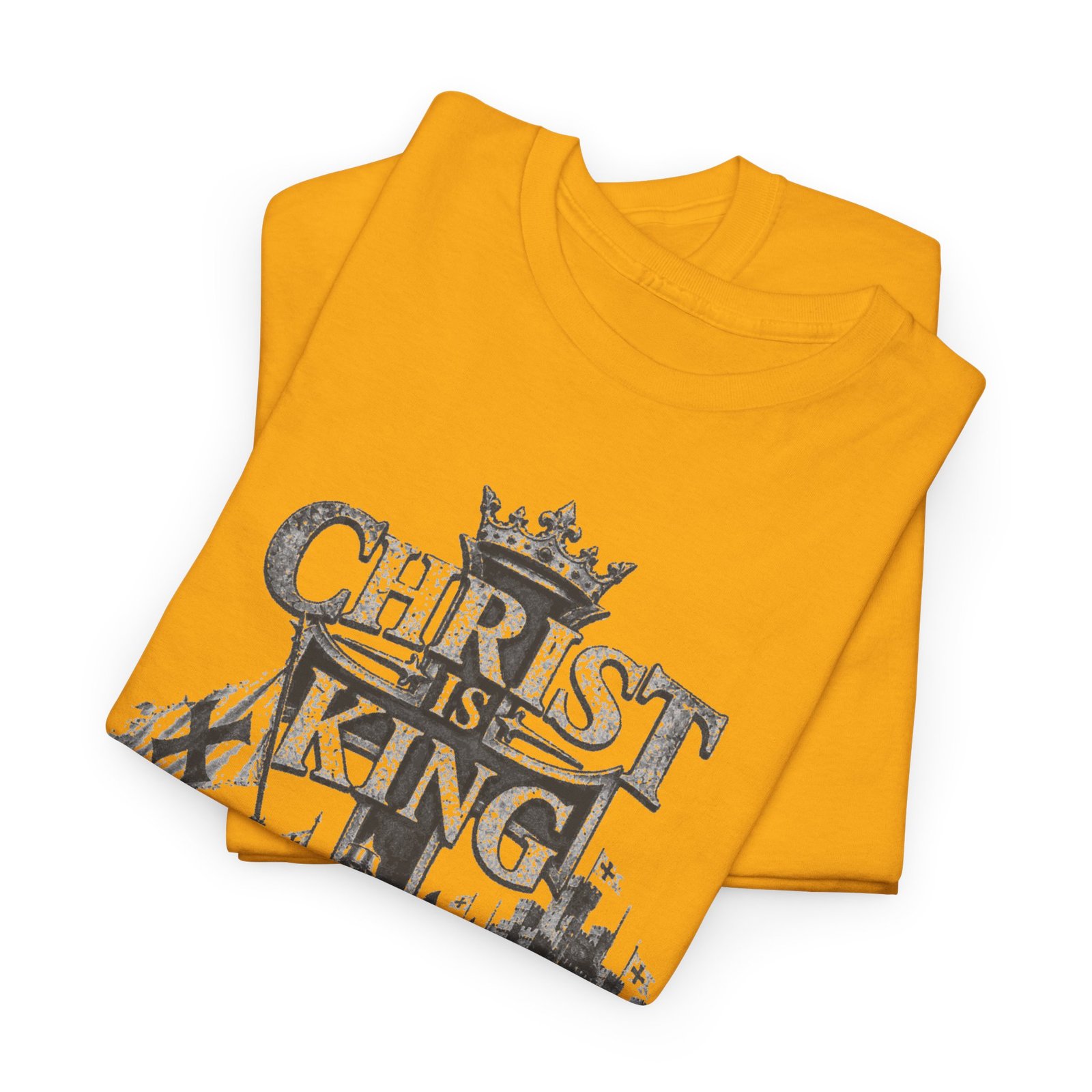 Christ Is King T-Shirt — Vintage Christian Faith Tee - Image 72