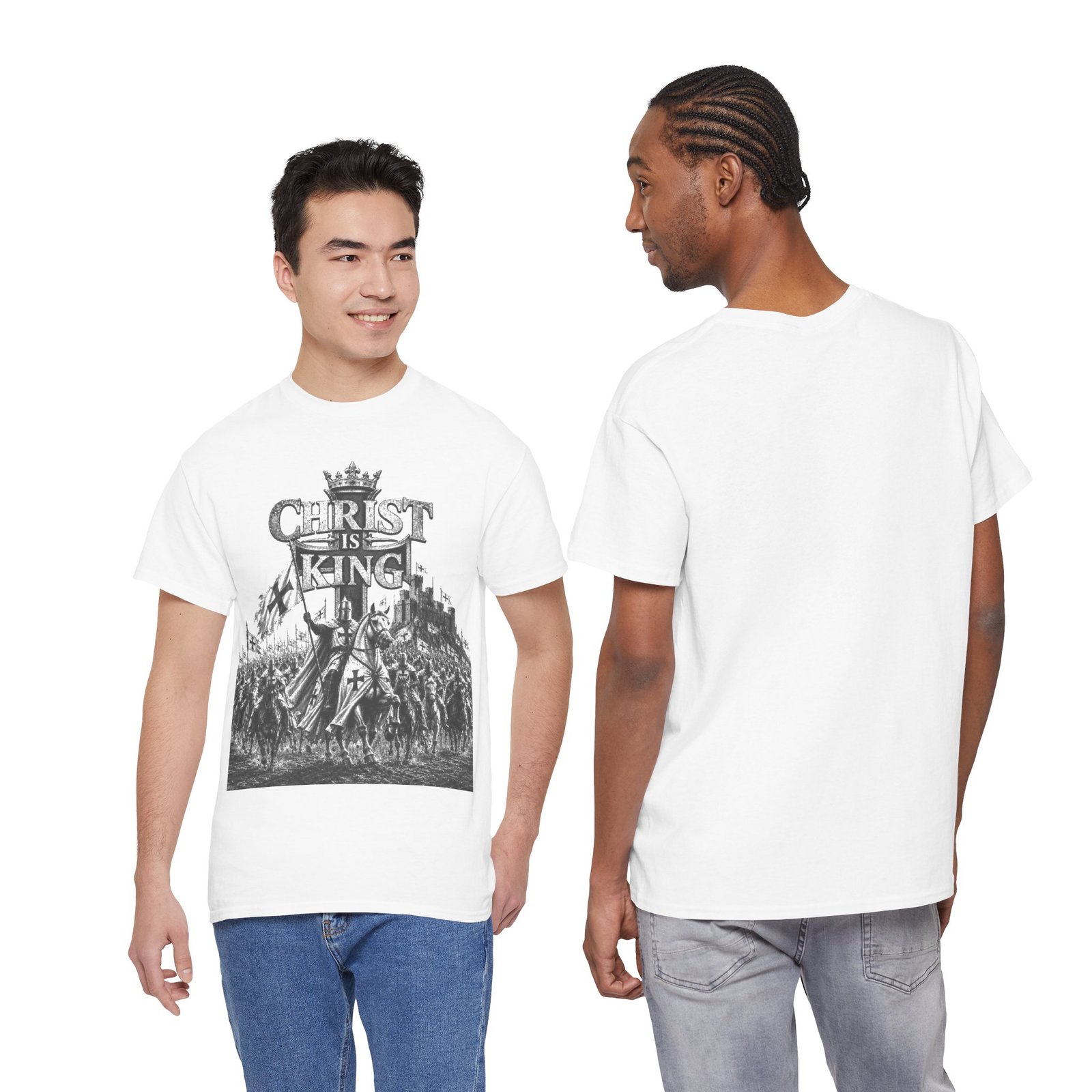 Christ Is King T-Shirt — Vintage Christian Faith Tee - Image 14