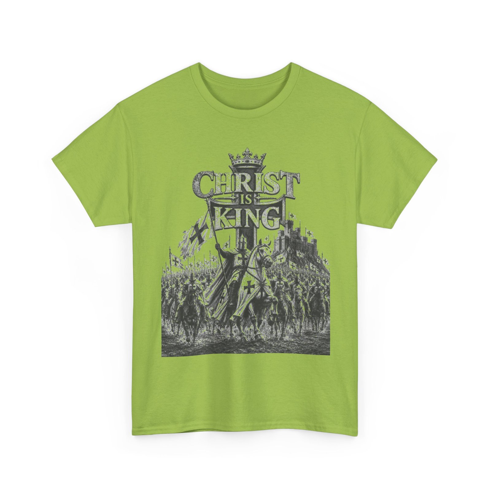 Christ Is King T-Shirt — Vintage Christian Faith Tee - Image 87