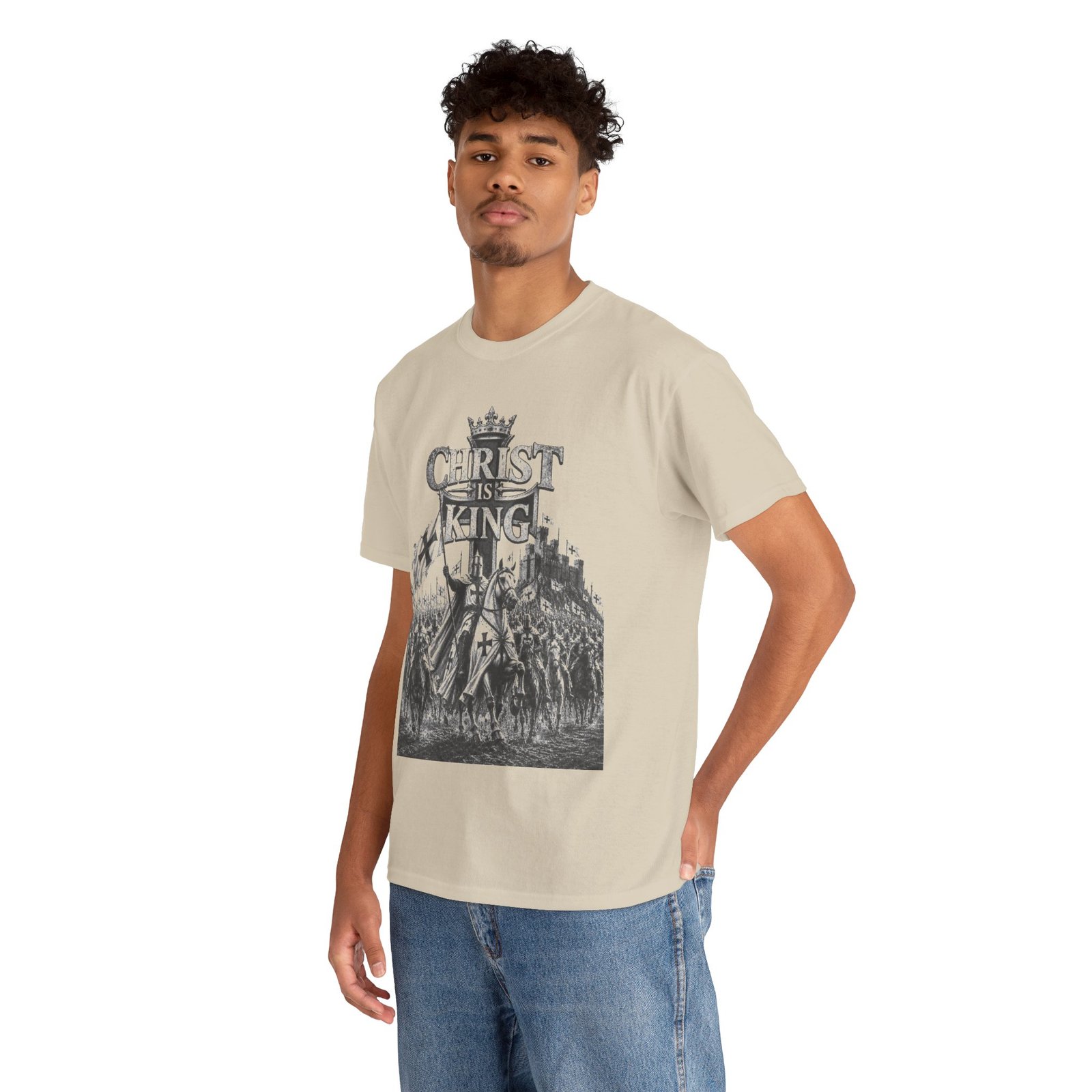 Christ Is King T-Shirt — Vintage Christian Faith Tee - Image 28