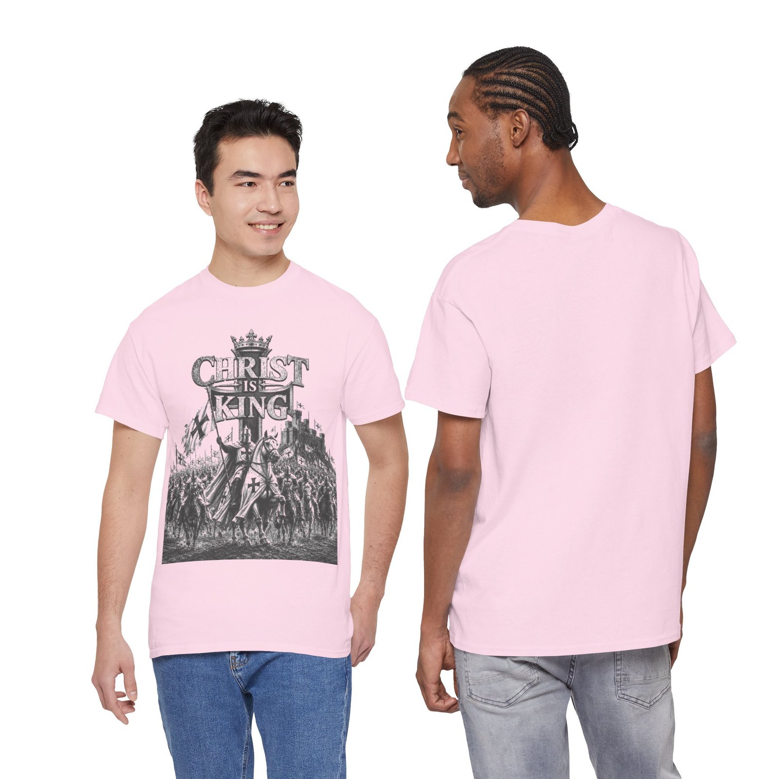 Christ Is King T-Shirt — Vintage Christian Faith Tee - Image 134