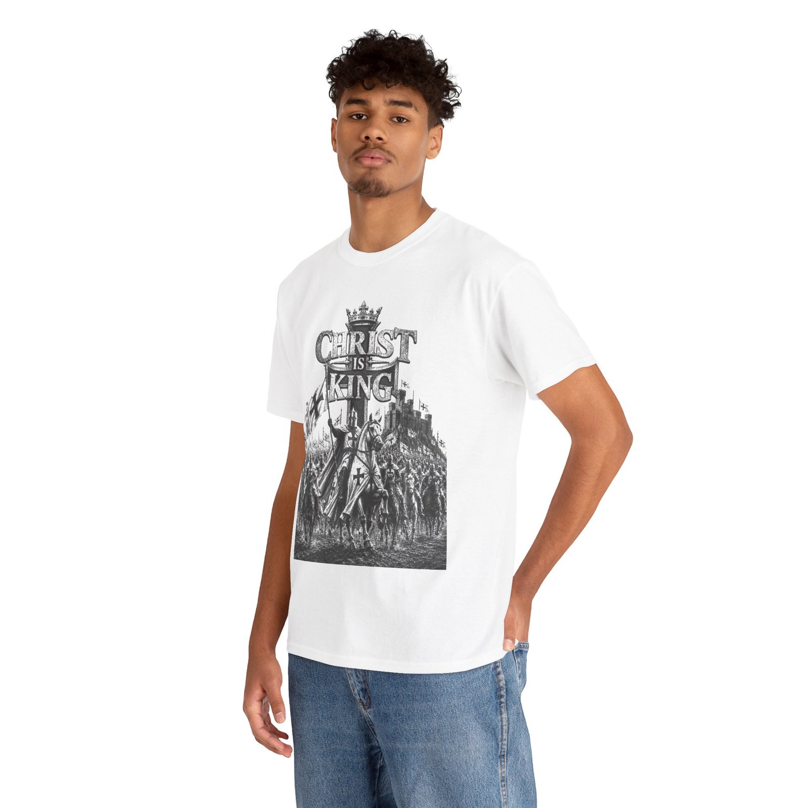 Christ Is King T-Shirt — Vintage Christian Faith Tee - Image 10