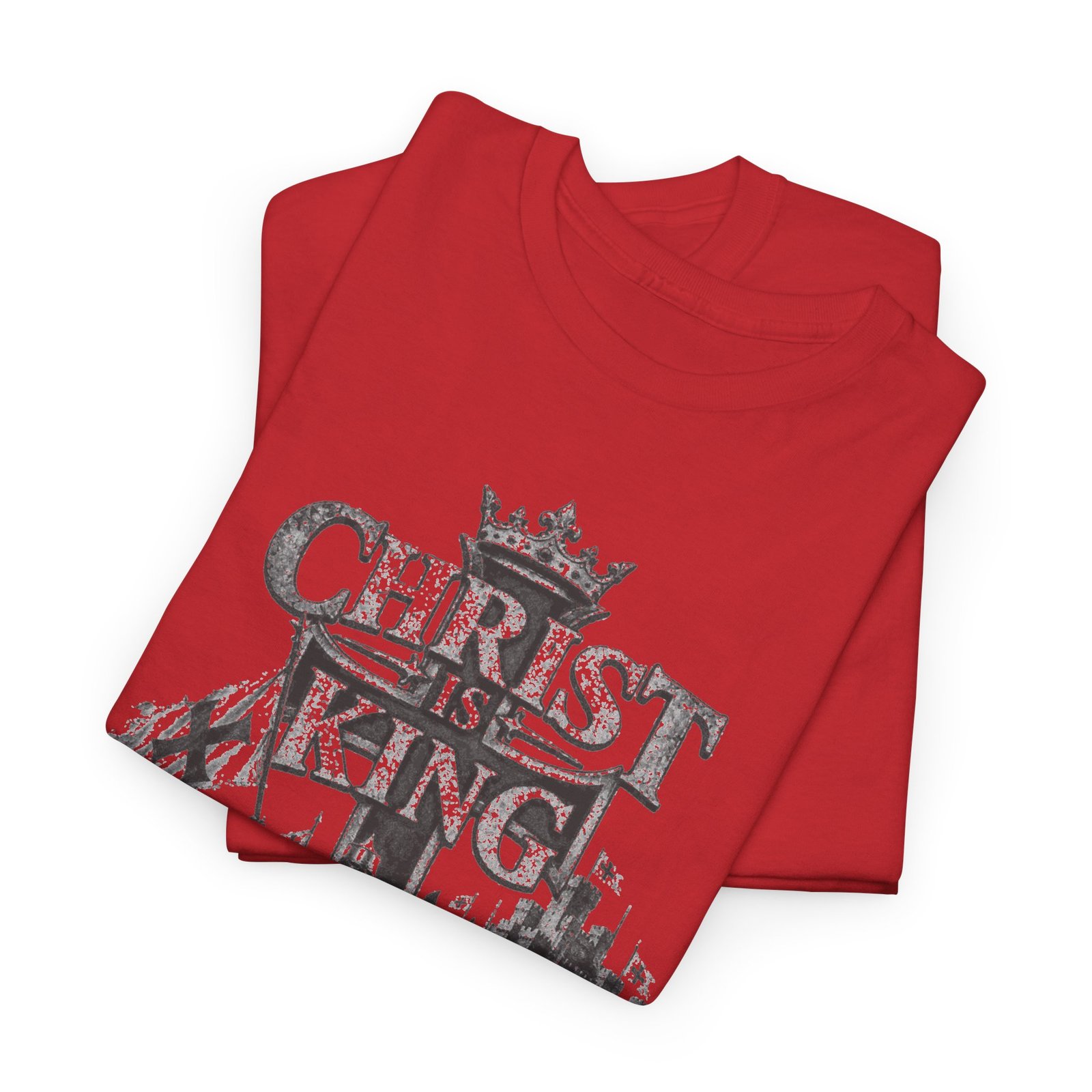 Christ Is King T-Shirt — Vintage Christian Faith Tee - Image 140