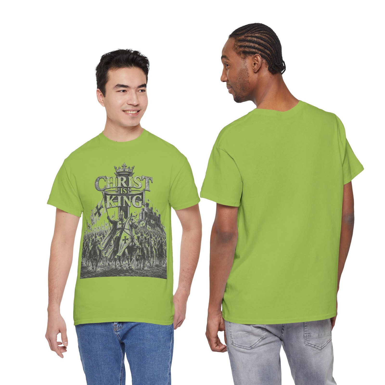 Christ Is King T-Shirt — Vintage Christian Faith Tee - Image 100