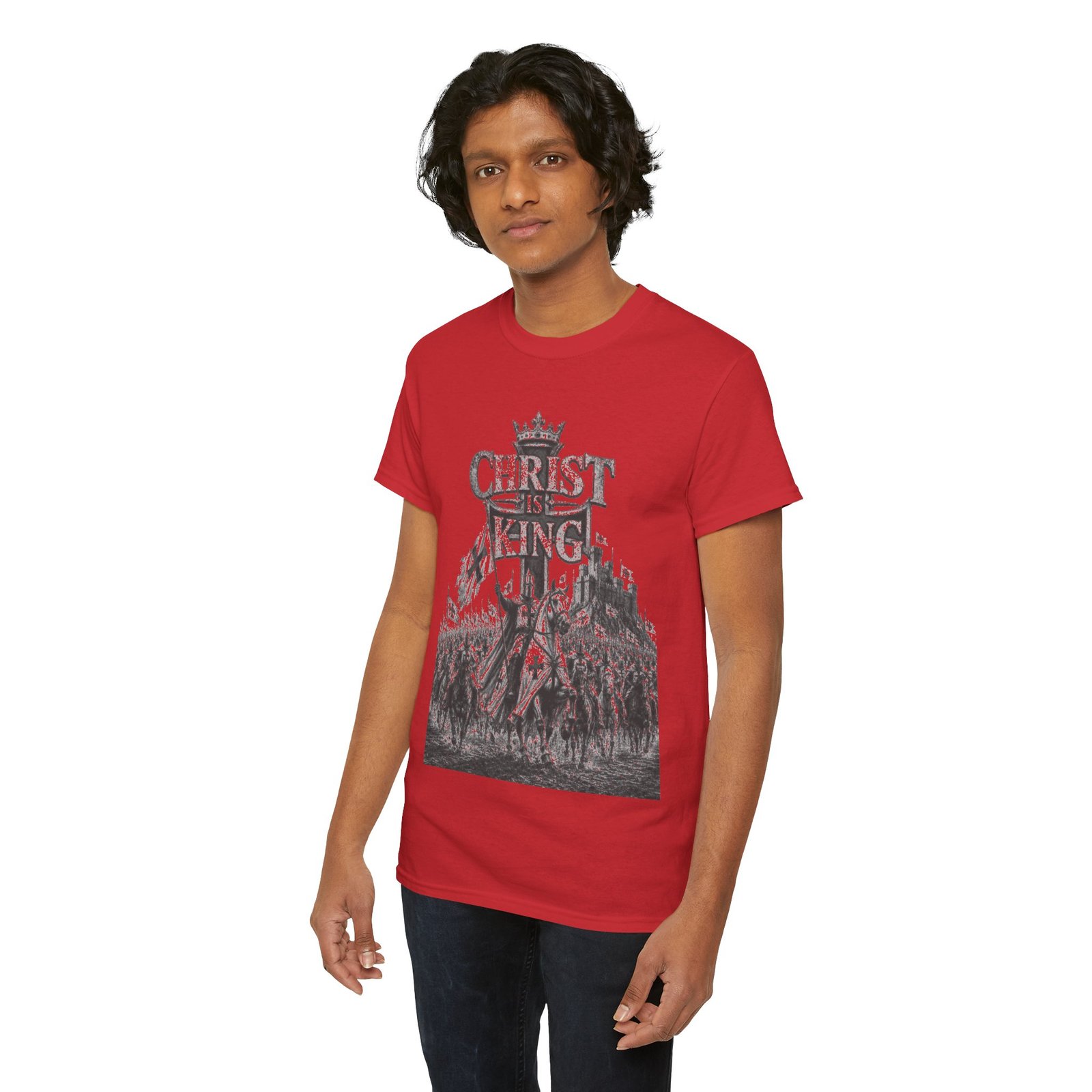 Christ Is King T-Shirt — Vintage Christian Faith Tee - Image 148