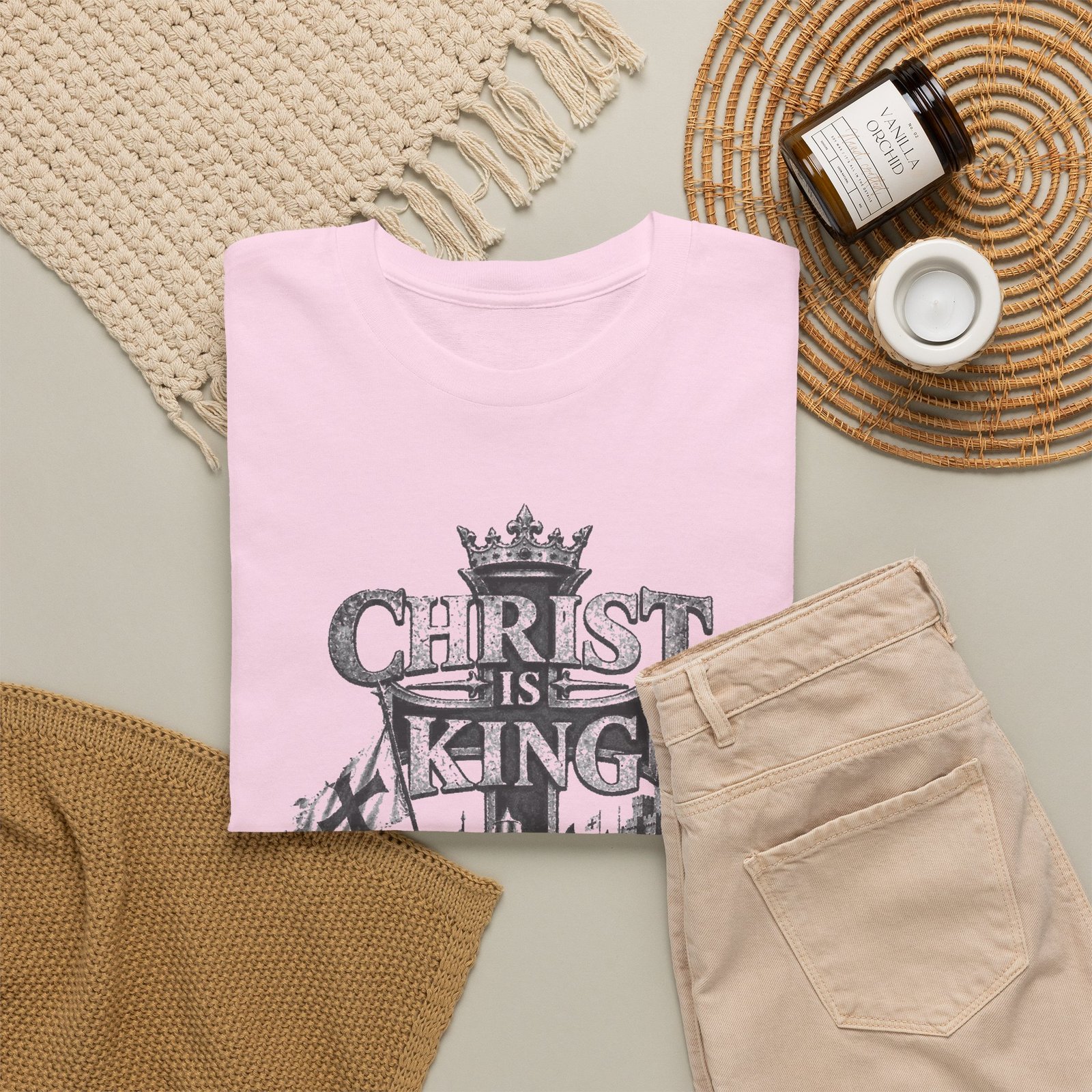 Christ Is King T-Shirt — Vintage Christian Faith Tee - Image 124