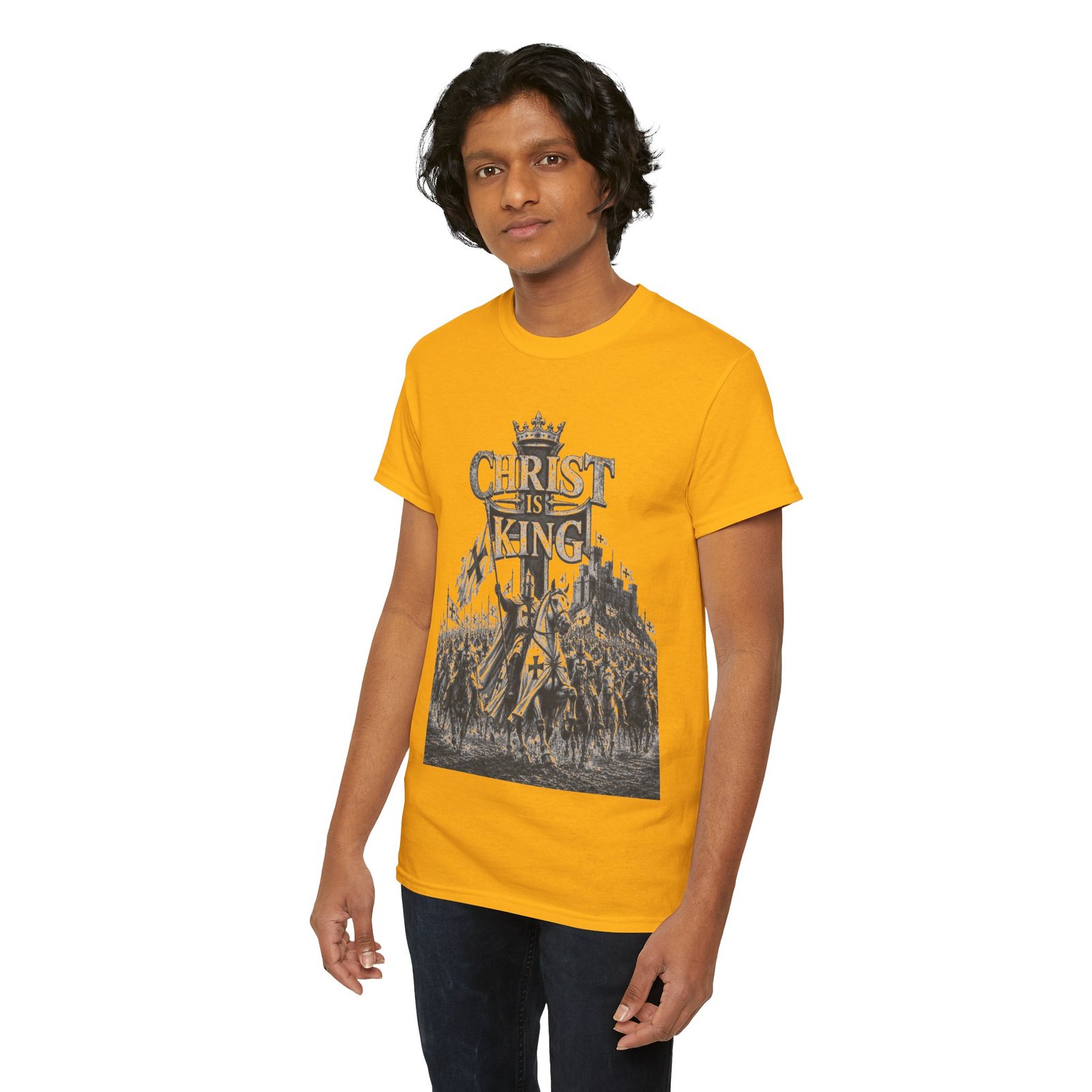 Christ Is King T-Shirt — Vintage Christian Faith Tee - Image 80