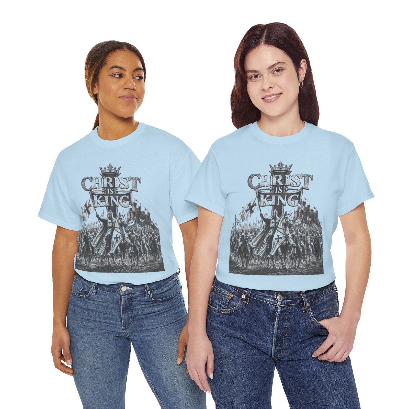 Christ Is King T-Shirt — Vintage Christian Faith Tee - Image 118