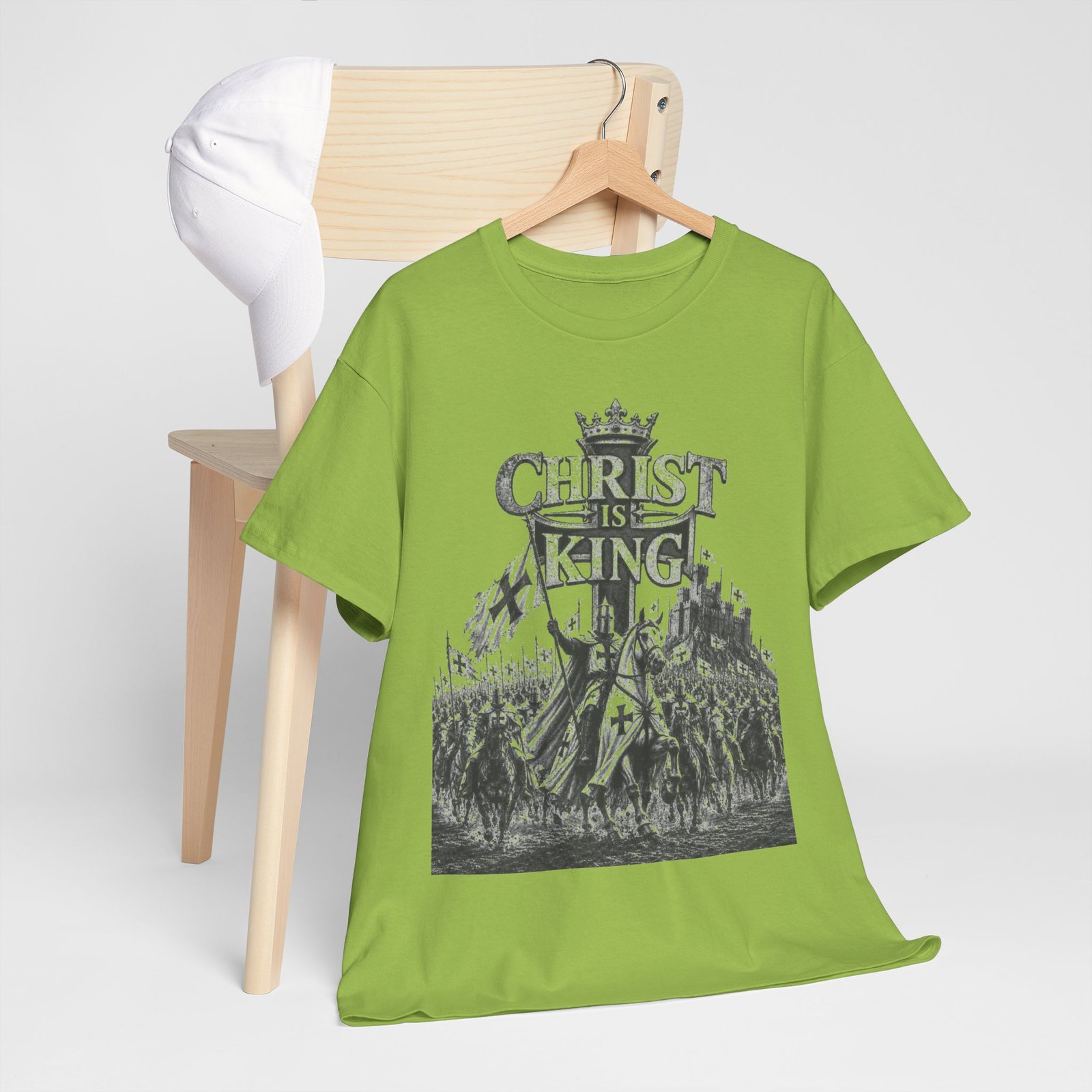 Christ Is King T-Shirt — Vintage Christian Faith Tee - Image 92