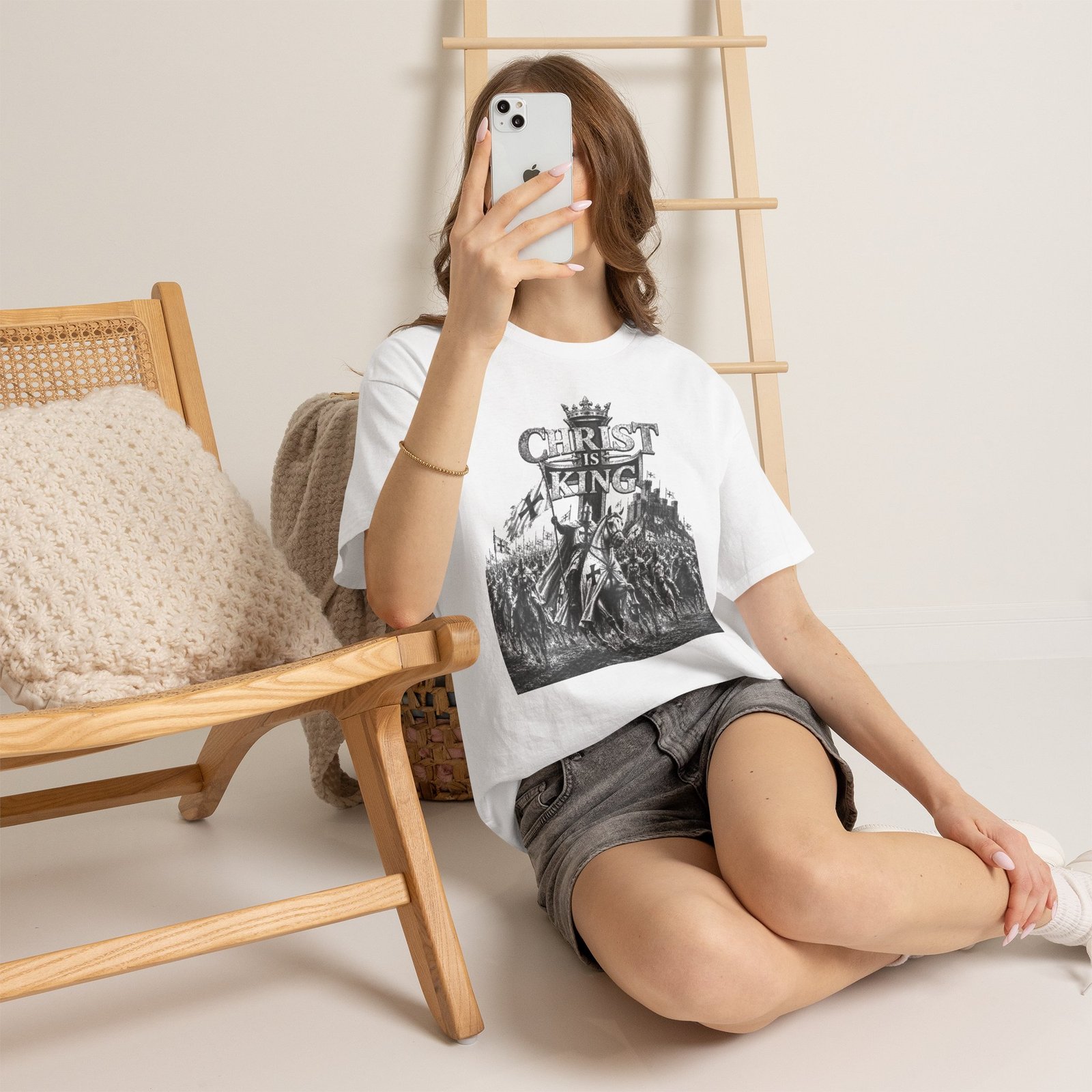 Christ Is King T-Shirt — Vintage Christian Faith Tee - Image 6