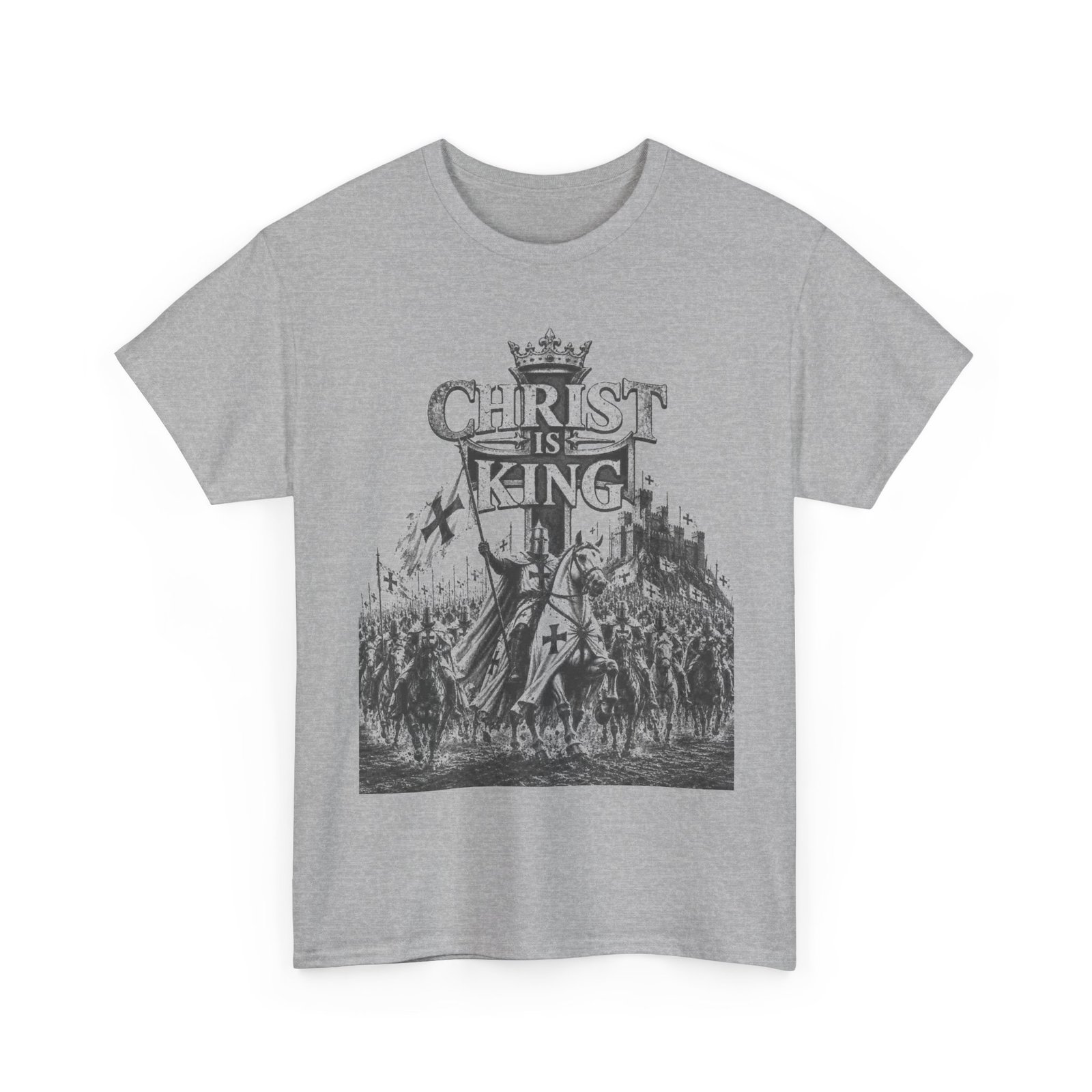Christ Is King T-Shirt — Vintage Christian Faith Tee - Image 53